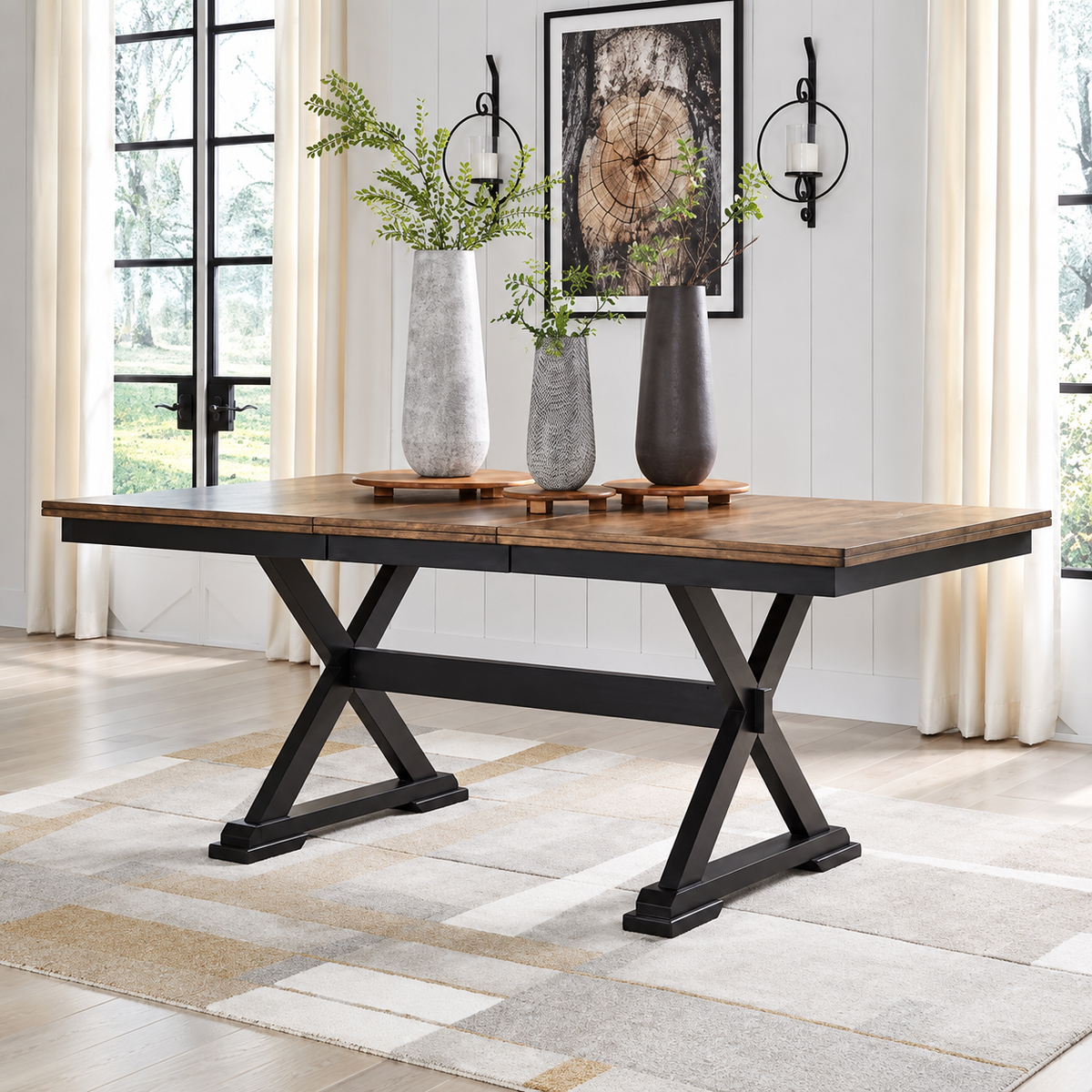 Mila Rectangular Dining Room Extension Table