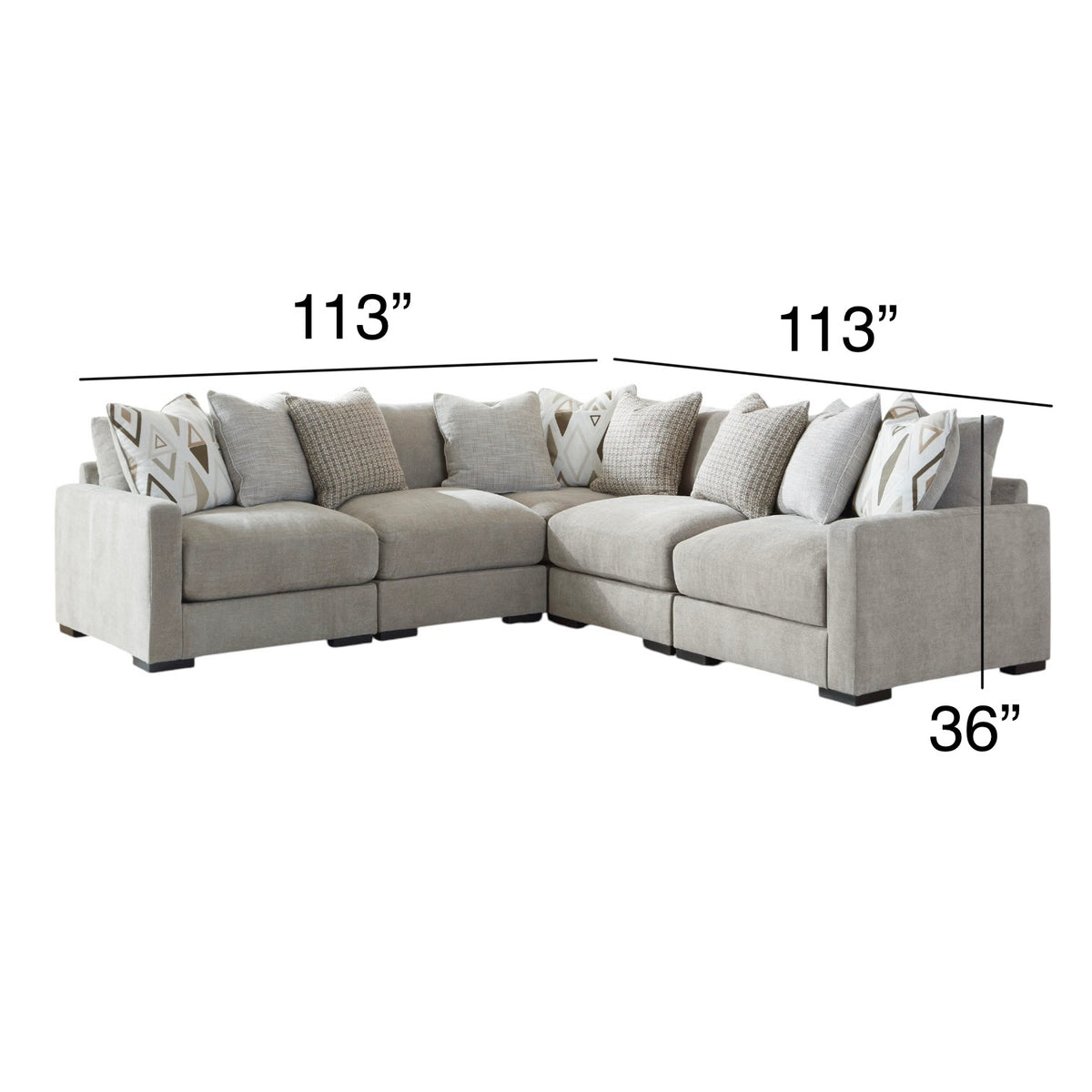 Jolie Sectional -Customizable