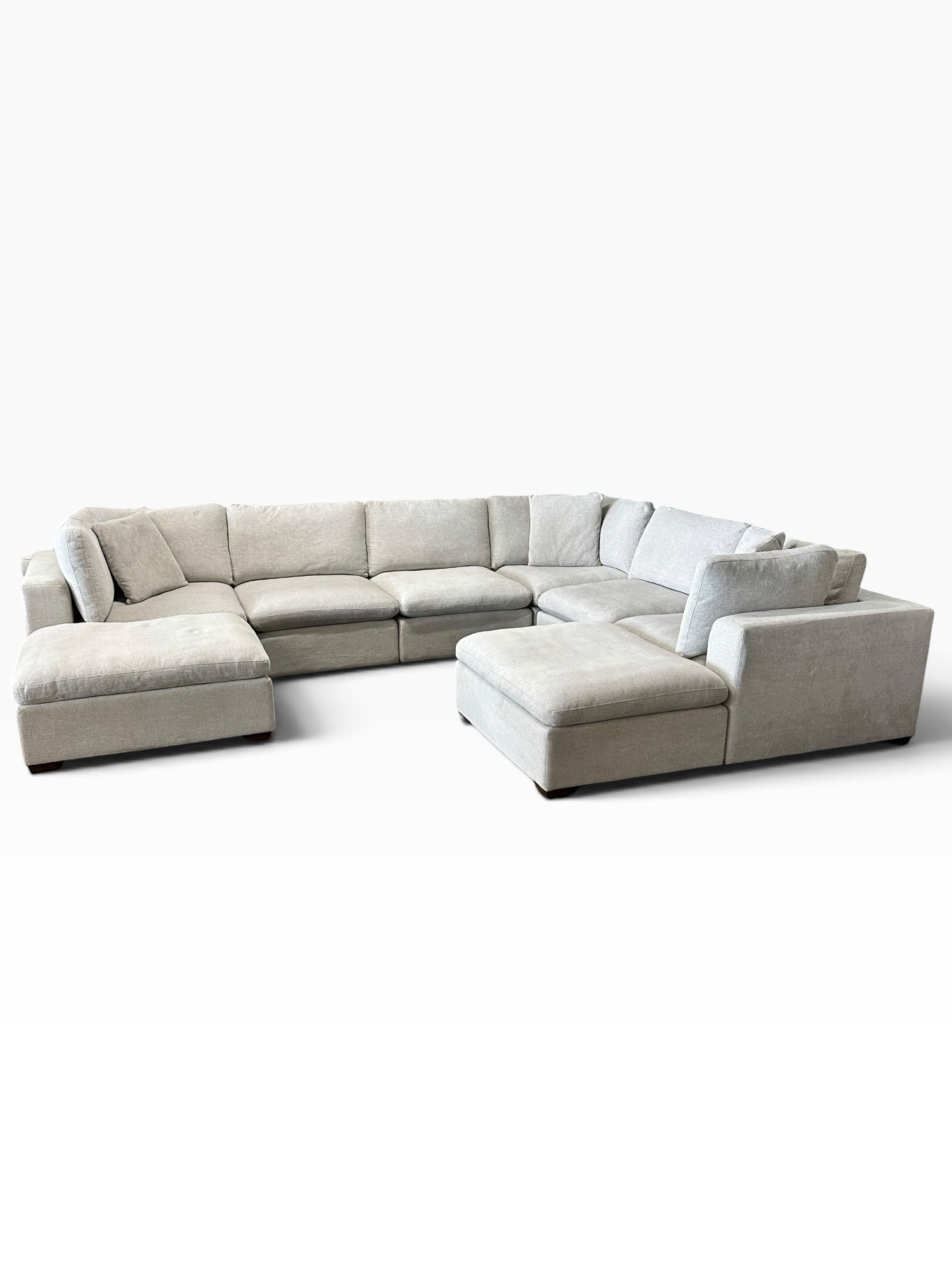 Modular 8-Piece Sectional Cloud Couch