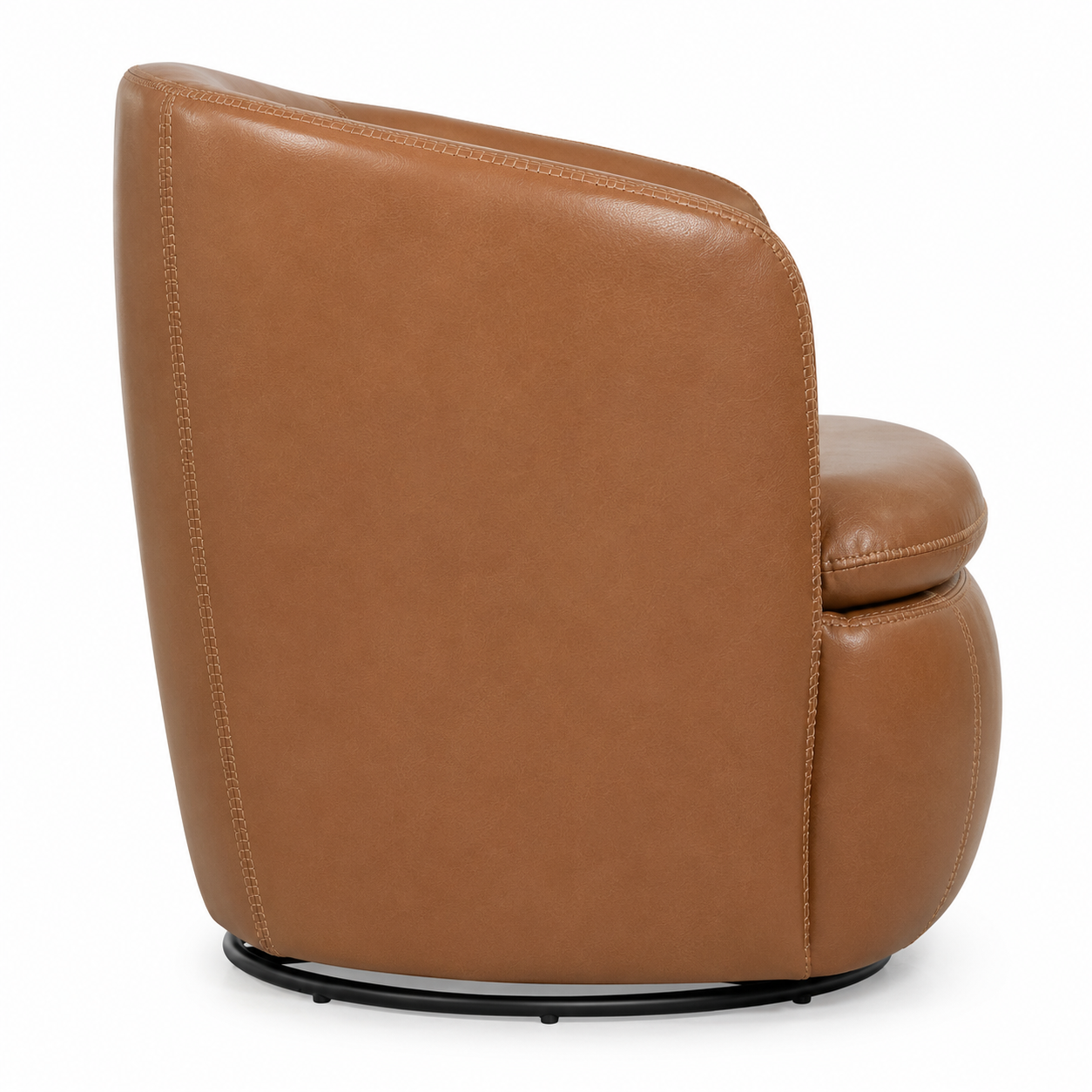 Ophelia Swivel Accent Chair - Caramel