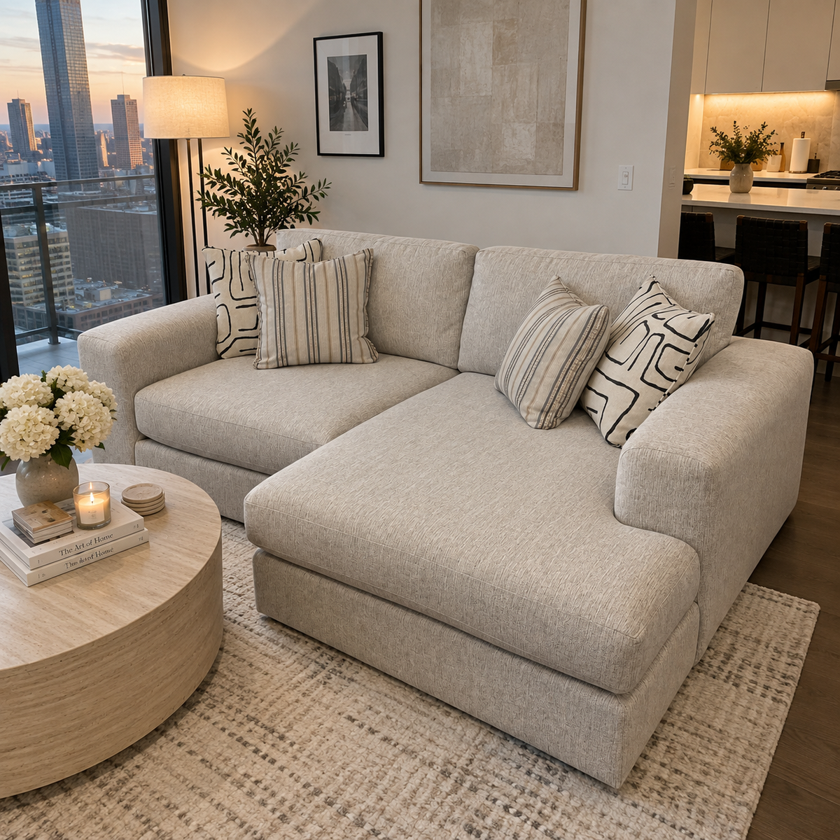 Mason Modular 2-Piece Sectional with RAF Chaise