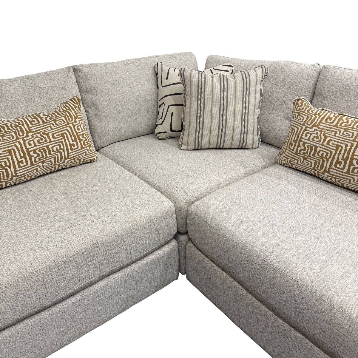 Mason Modular Sectional with RAF Bumper Chaise