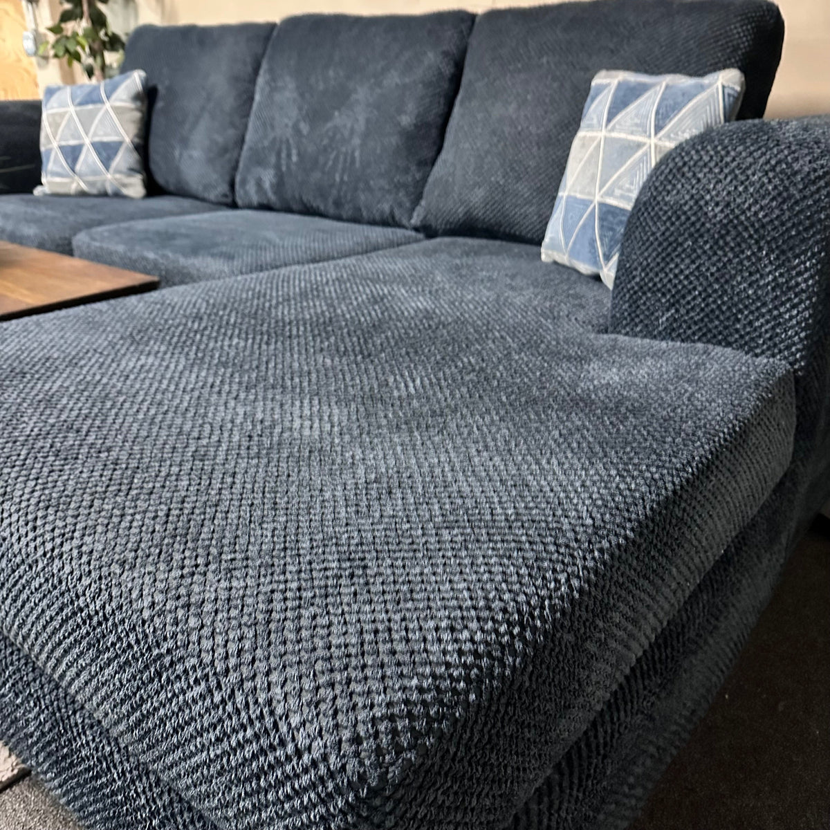 Sectional Sofa in Blue