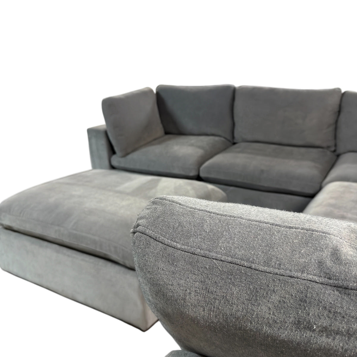 6 Piece Modular Sectional in Gray