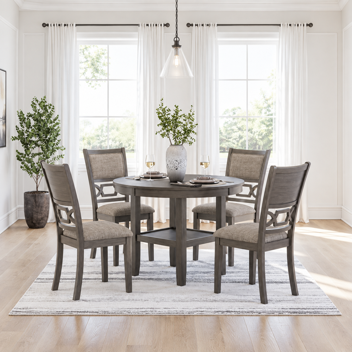 Juliette Dining Room 5 Piece Table Set