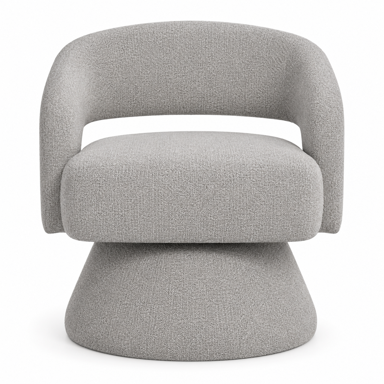 Harper Swivel Accent Chair – Pebble