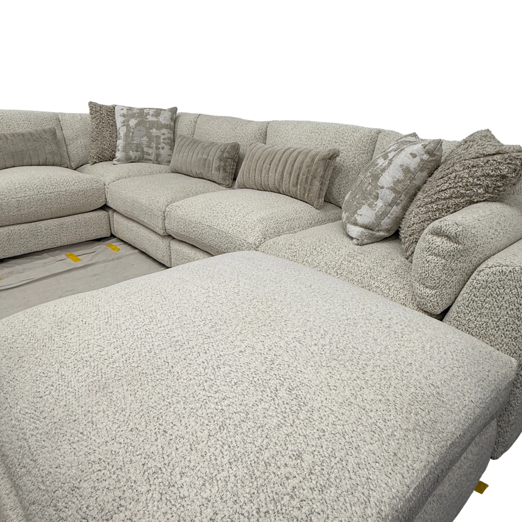 Juniper 6-Piece U-Shape Sectional with Ottoman