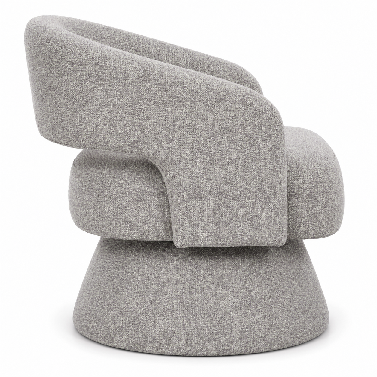 Harper Swivel Accent Chair – Pebble
