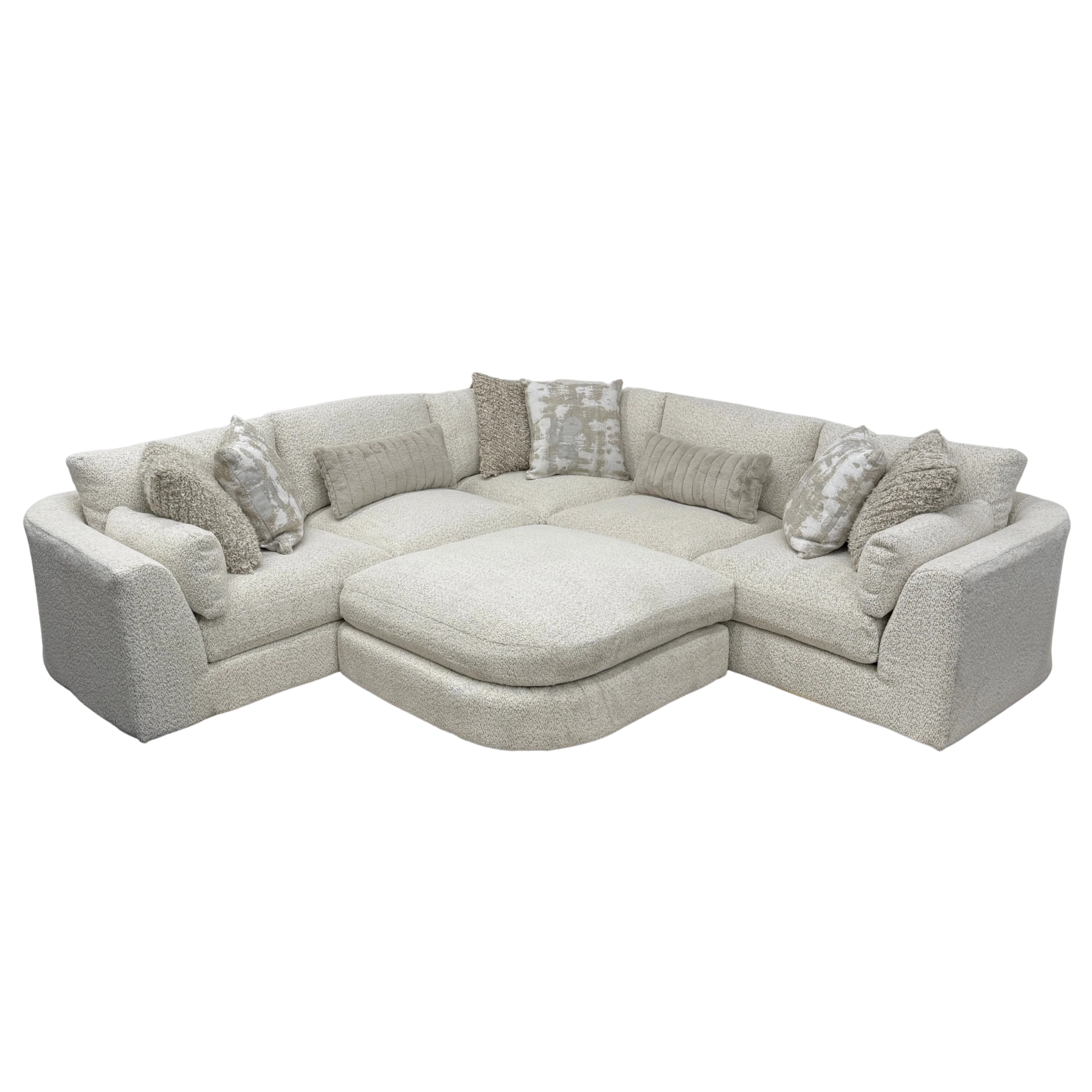 Juniper 5-Piece Corner Sectional with Ottoman
