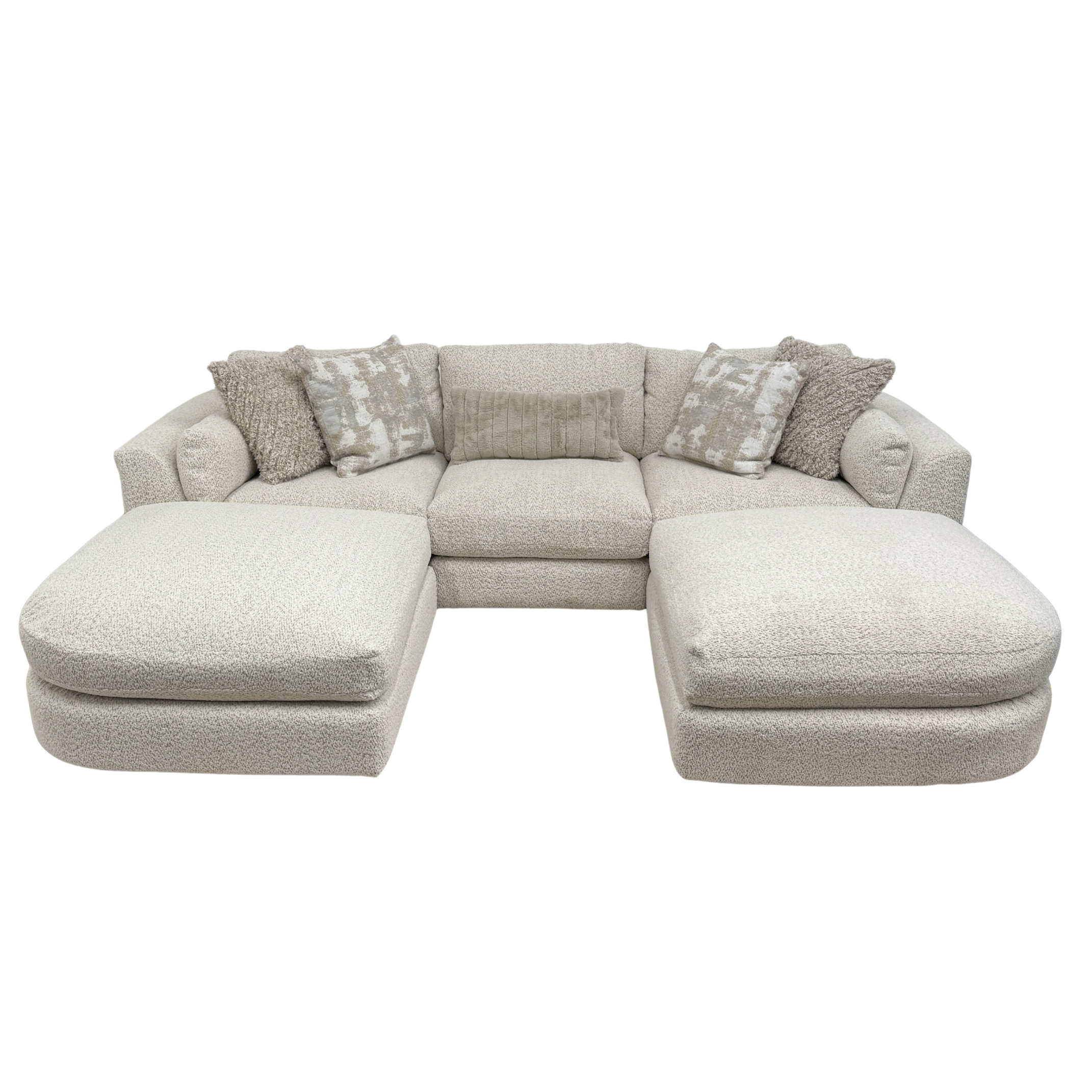 Juniper 3-Piece Sofa with 2 Ottomans