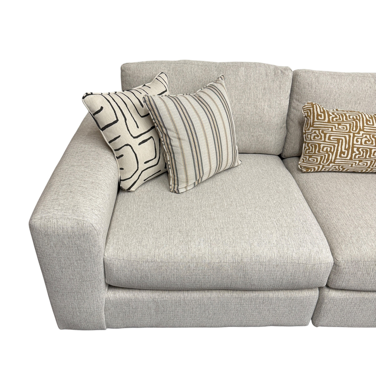 Mason Modular Sectional with RAF Bumper Chaise