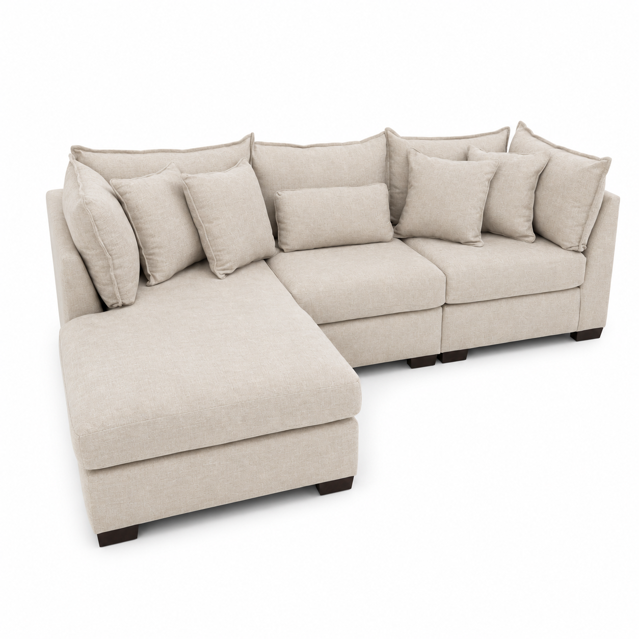 Alina 3 Pc Left Chaise Sectional