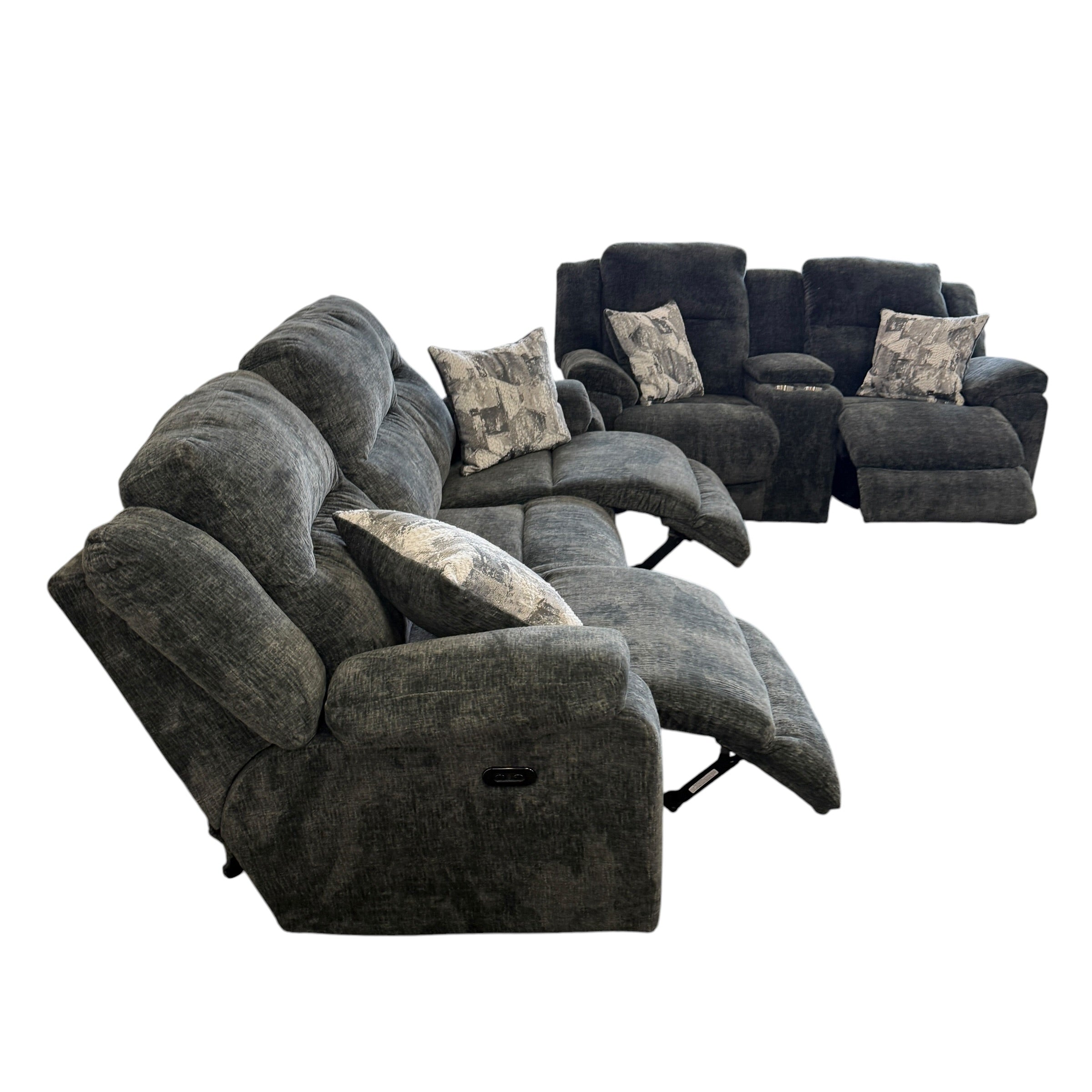 Heston Sofa and Loveseat Recliner Set