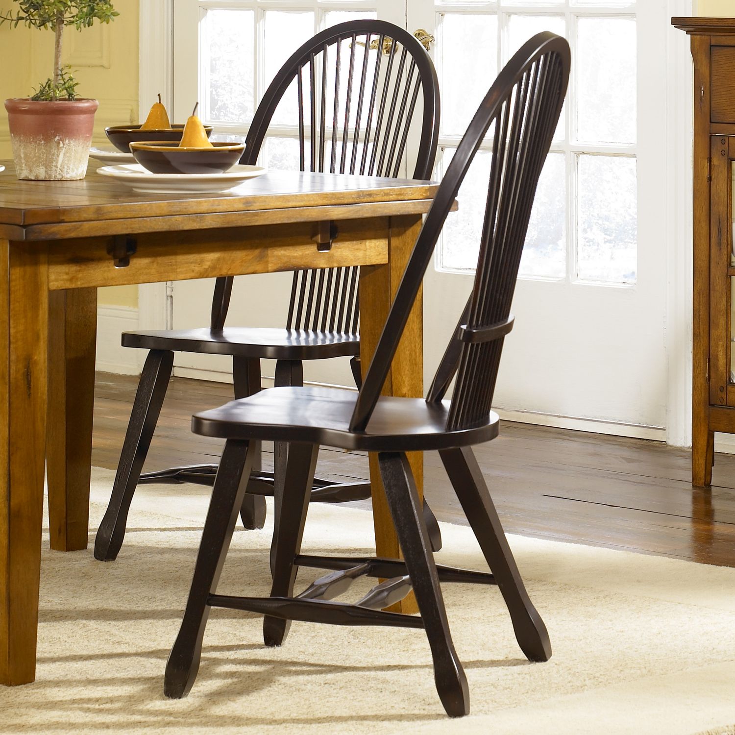 Sheaf Back Side Chair - Black