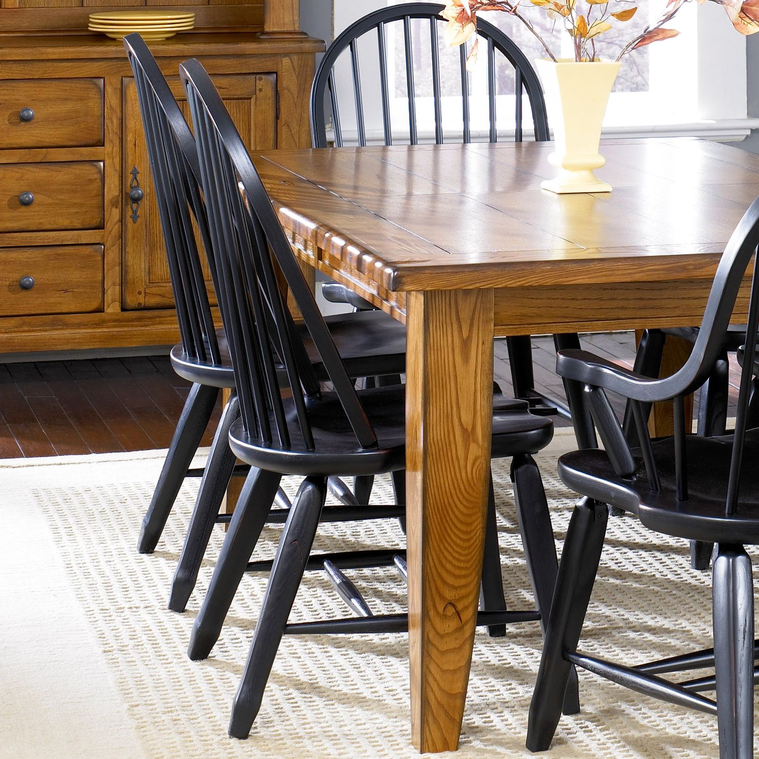 Bow Back Side Chair - Black
