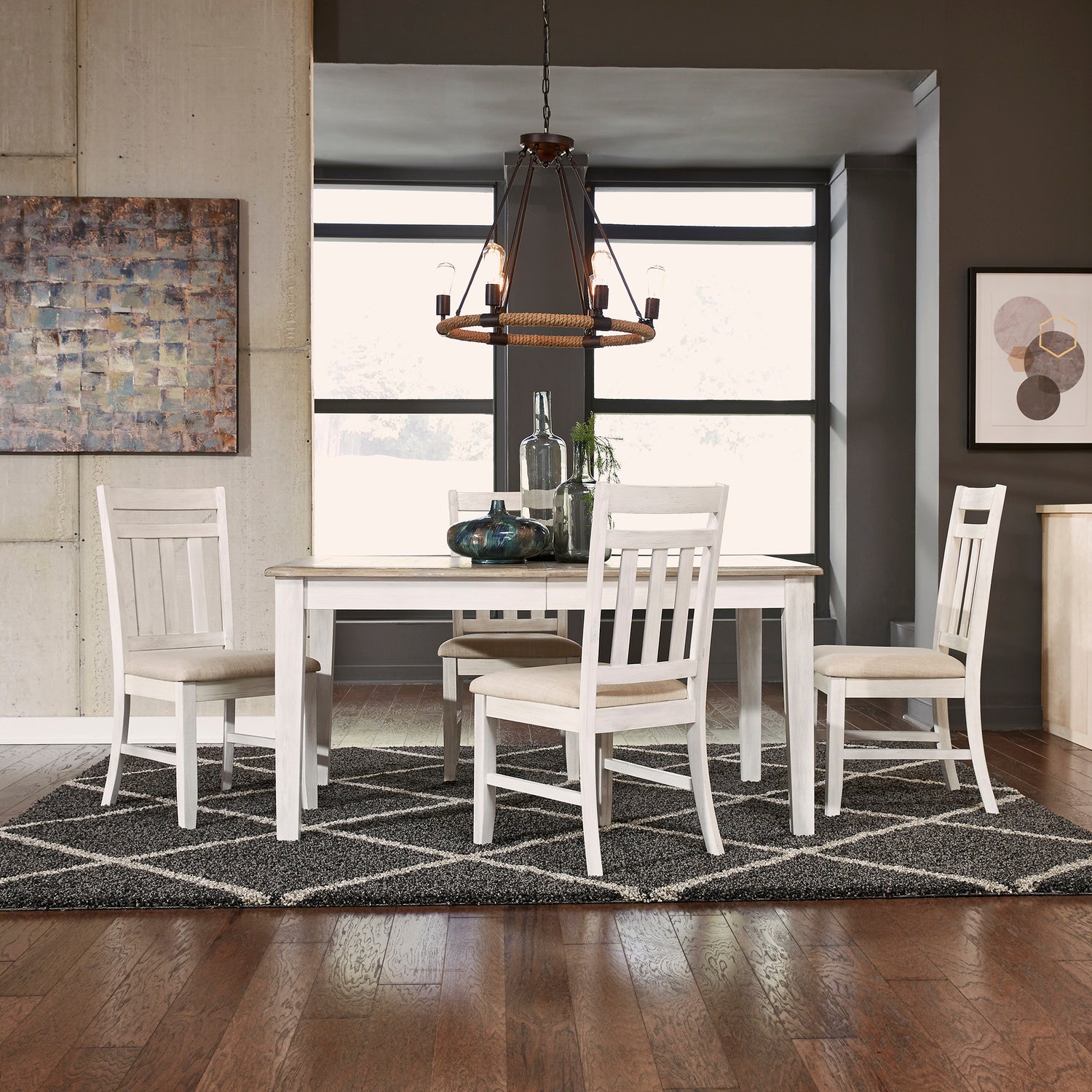 Summerville 5-Piece Rectangular Dining Table Set