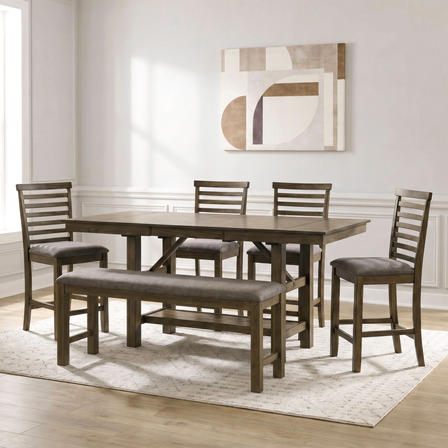 6 Piece Gathering Table Set