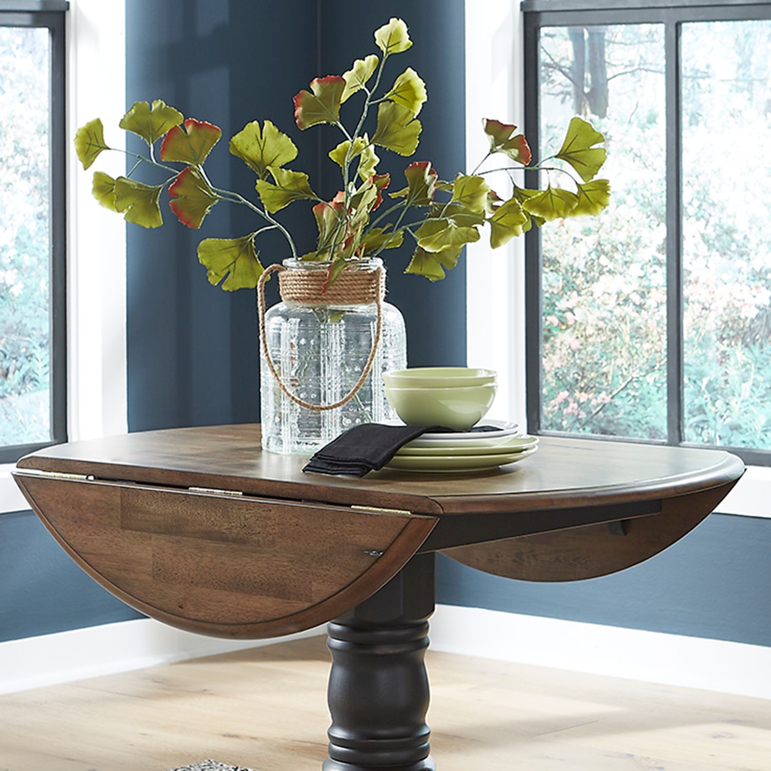 Drop Leaf Table Top- Black