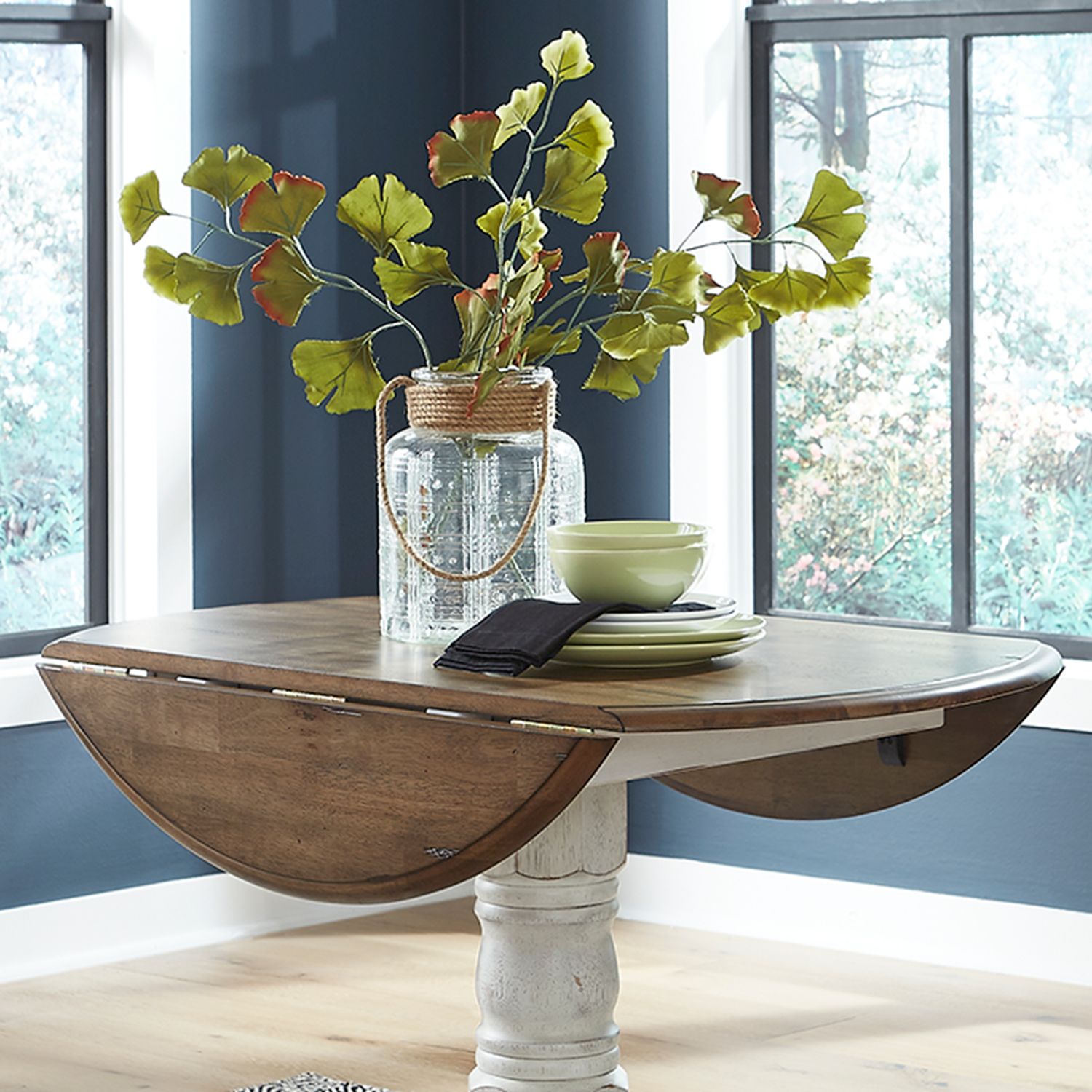 Drop Leaf Table Top- White