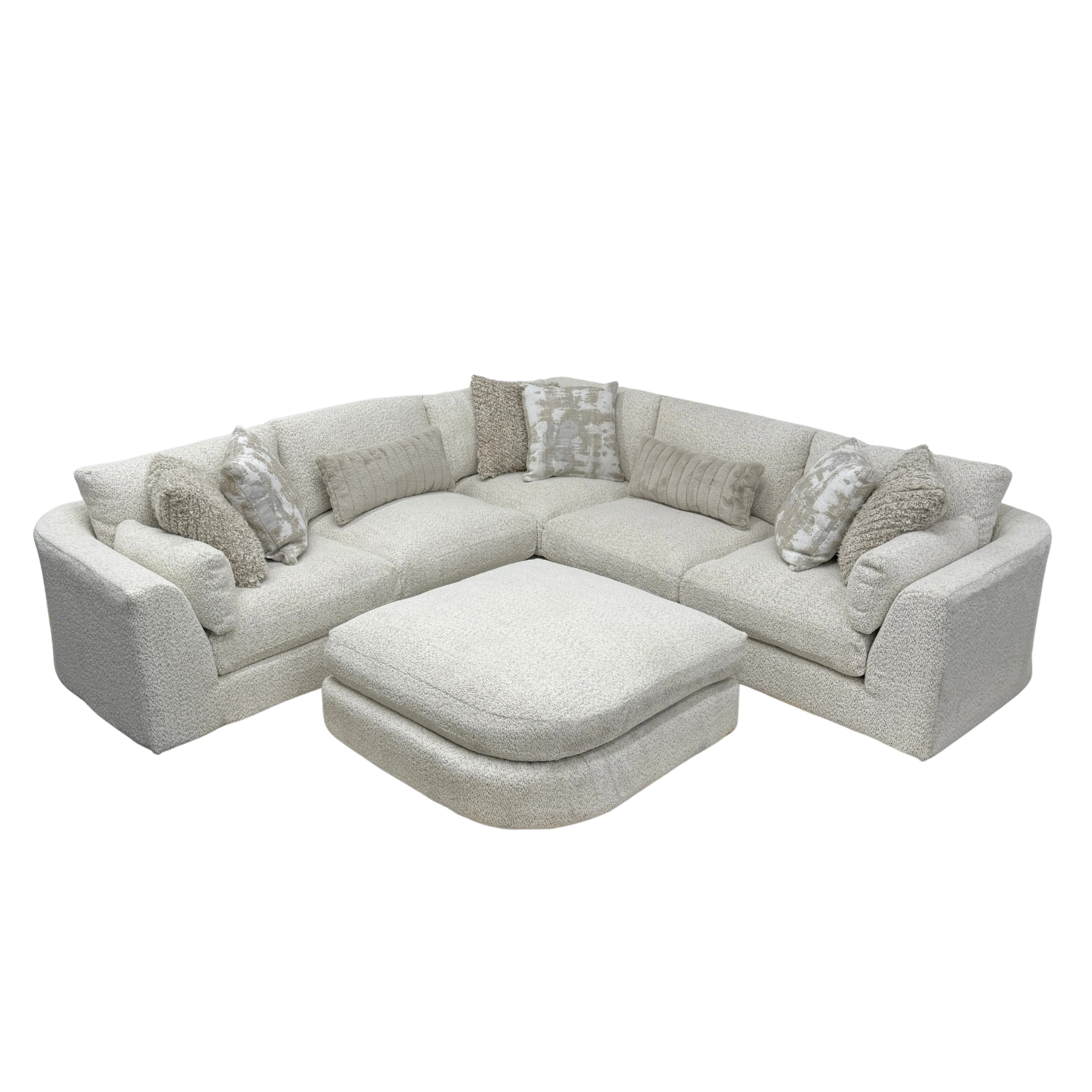 Juniper 5-Piece Corner Sectional with Ottoman