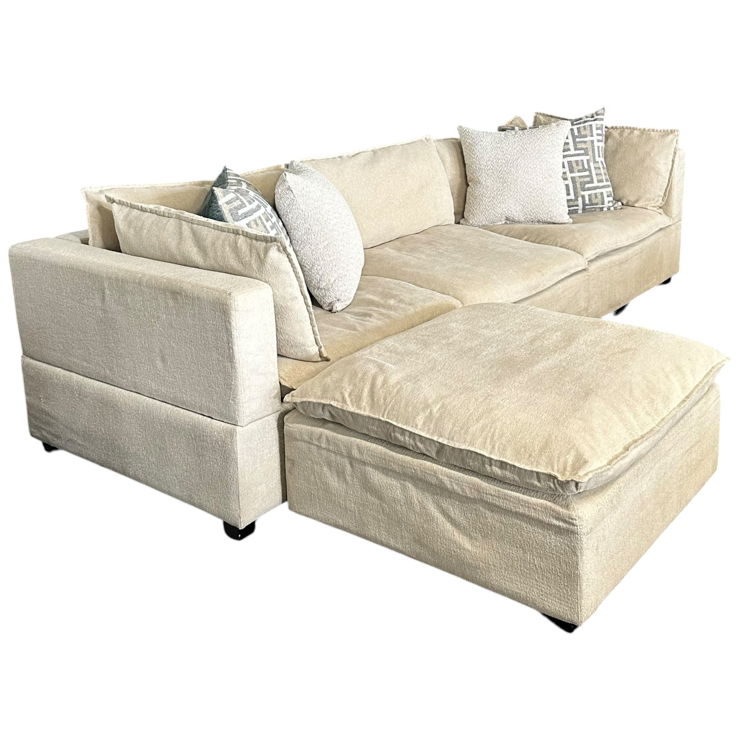 Modular Cloud Sectional in Cream