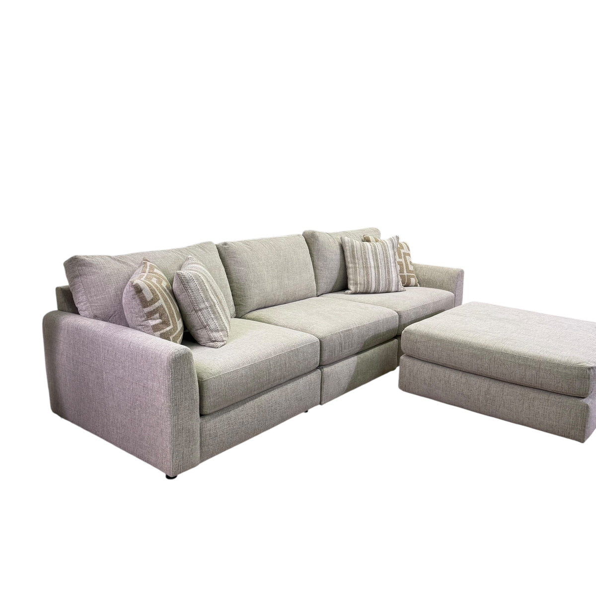 Marlow Modular 4 Piece Sectional in Cream