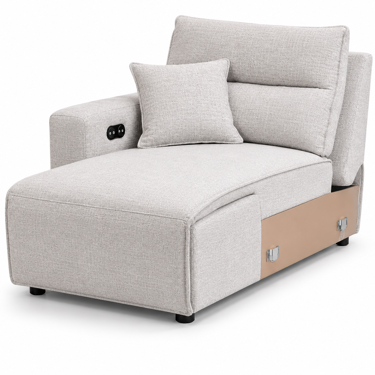 Zella Left Arm Facing Press Back Power Chaise
