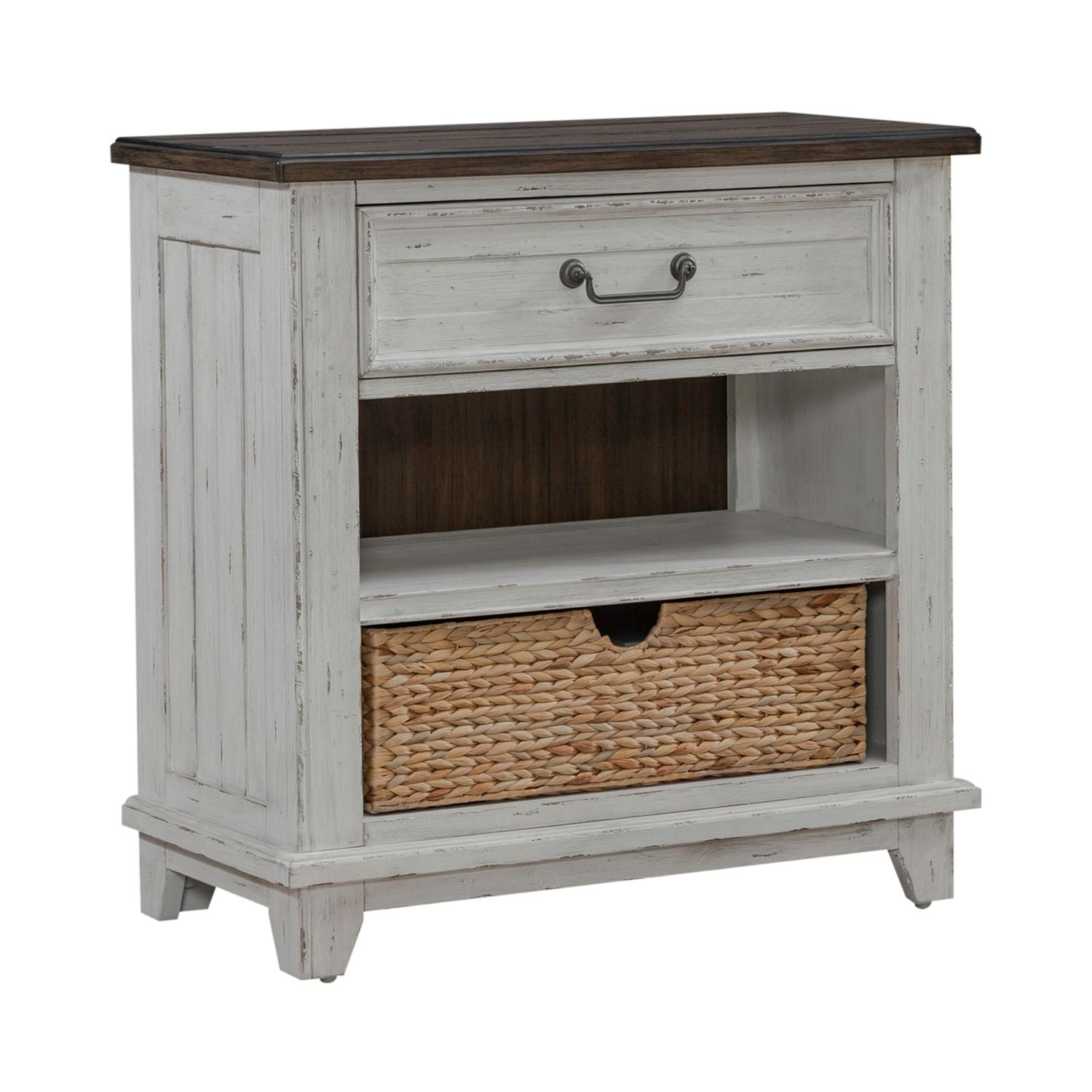 Bedside Chest w/ Charging Station