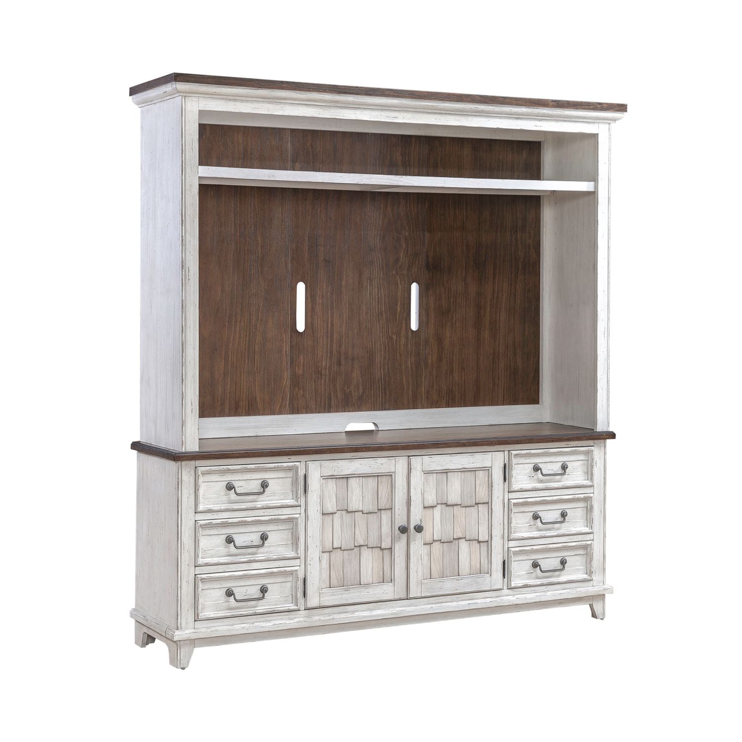 Entertainment Center with Piers