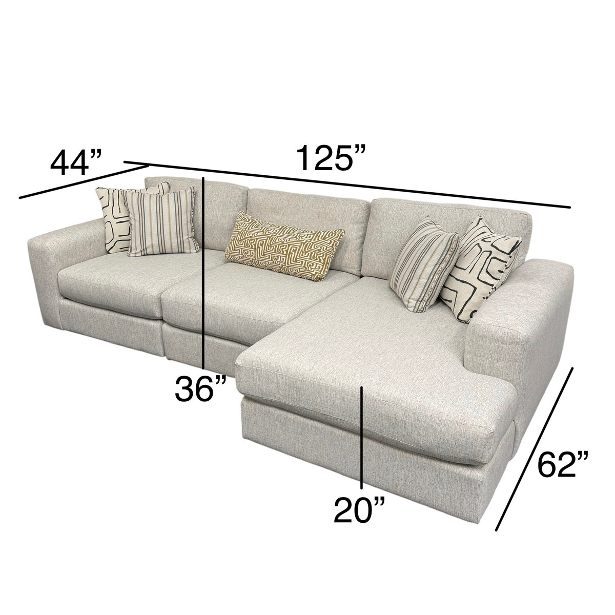 Mason Modular Sectional with RAF Chaise