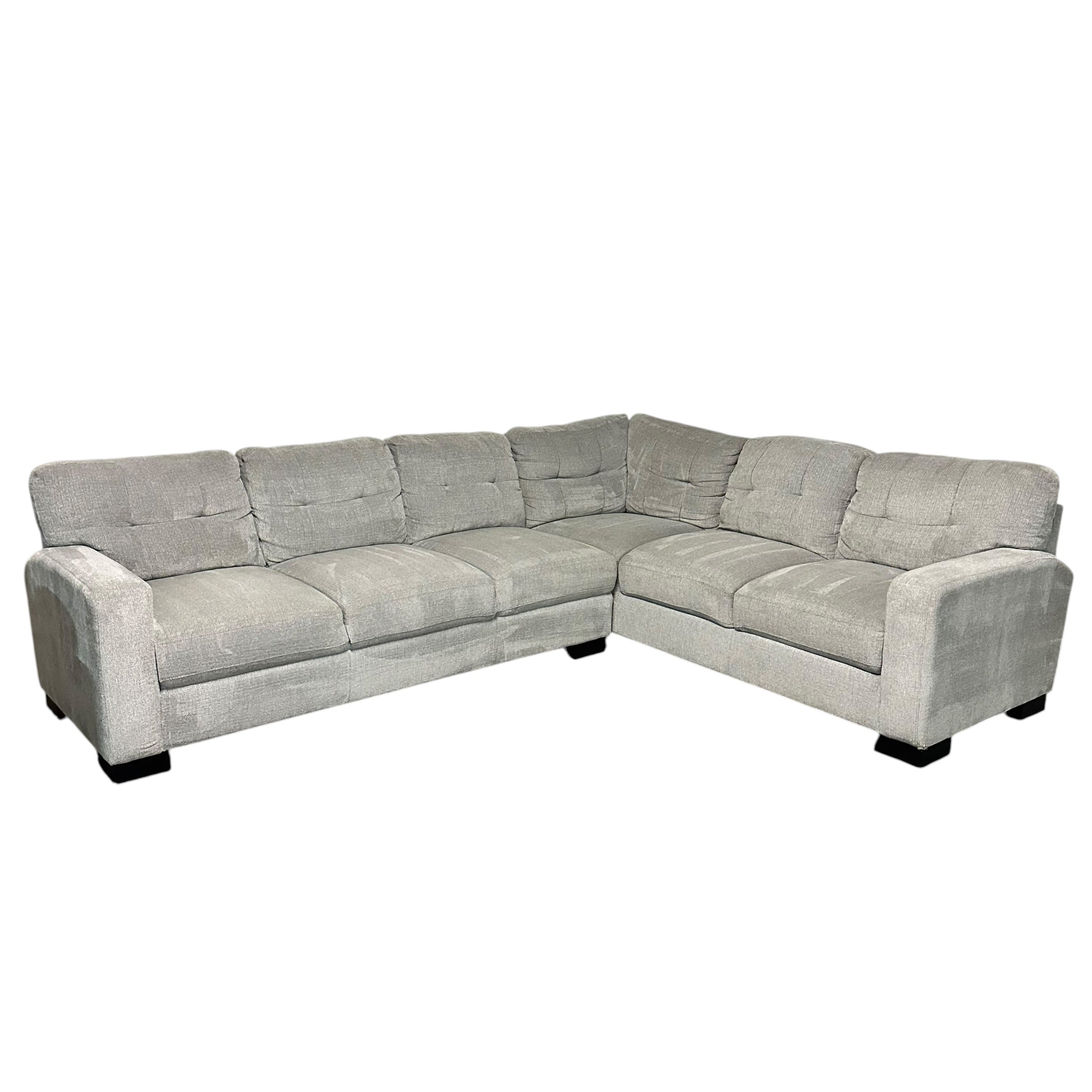 Corner Sectional in Light Gray
