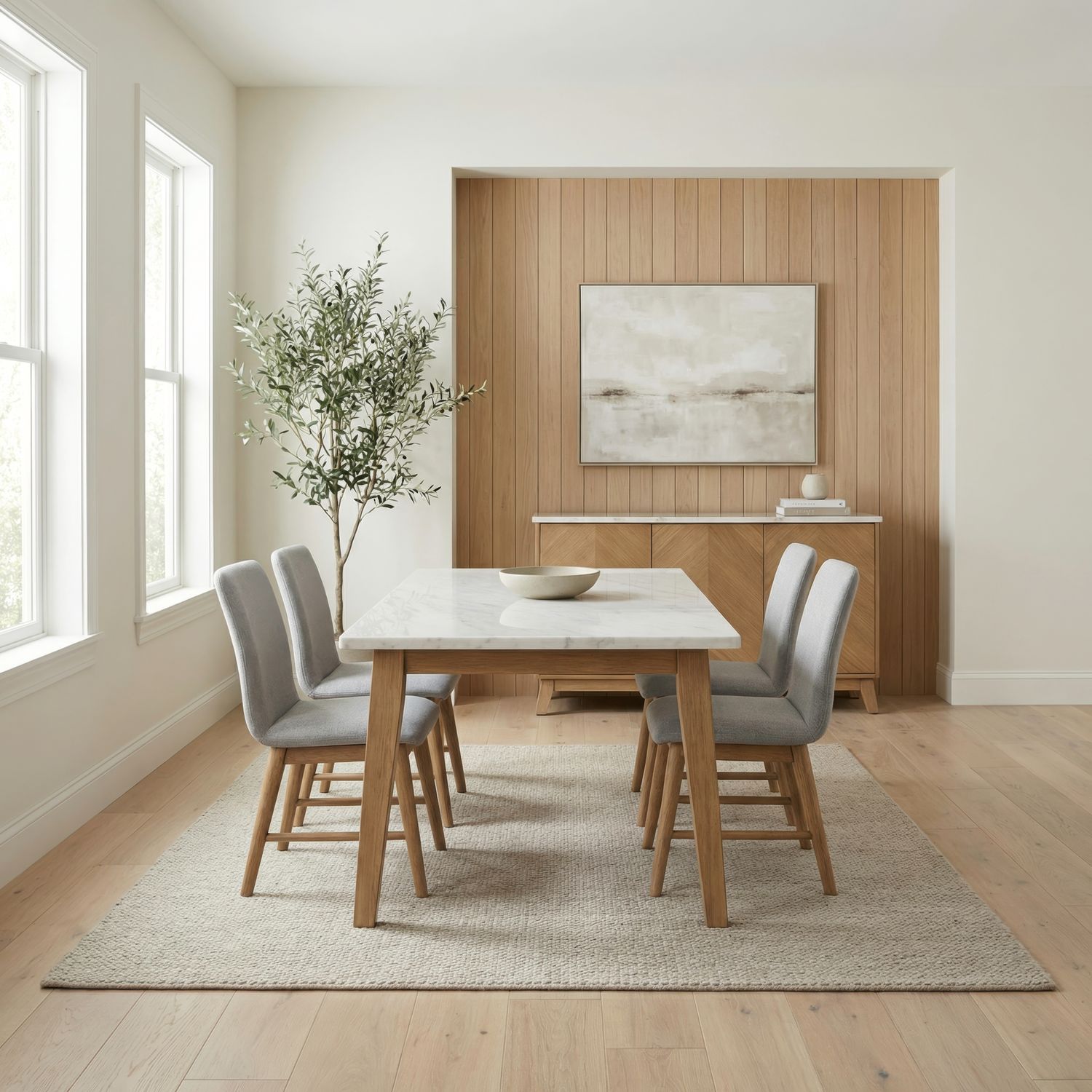 5 Piece Rectangular Table Set