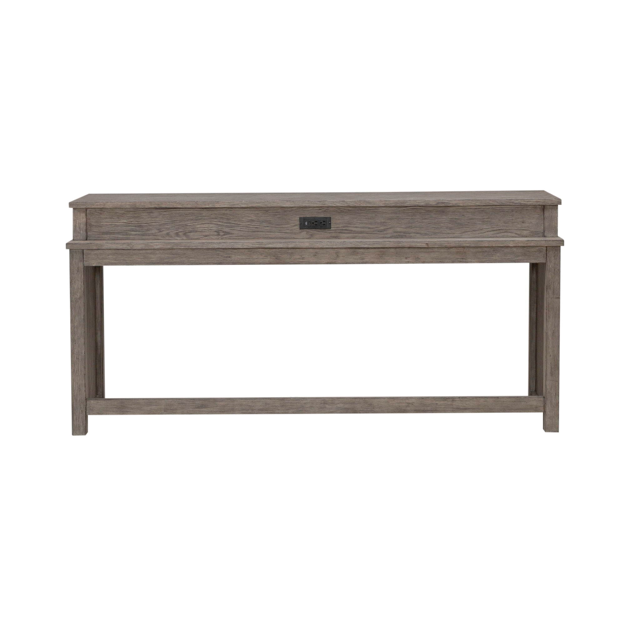 Skyview Lodge - Console Bar Table - Cobblestone
