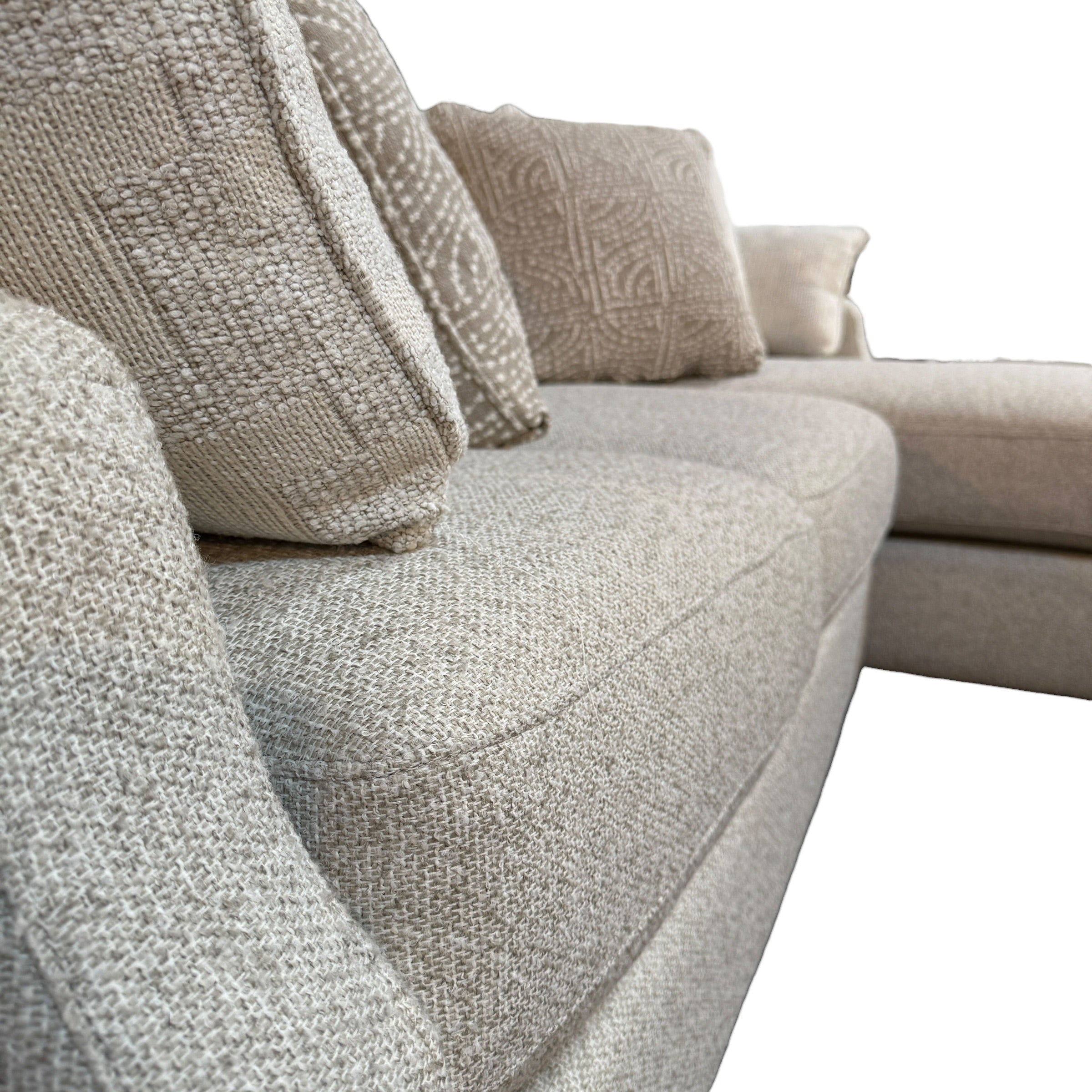 Pier Sectional with RAF Chaise in Gray