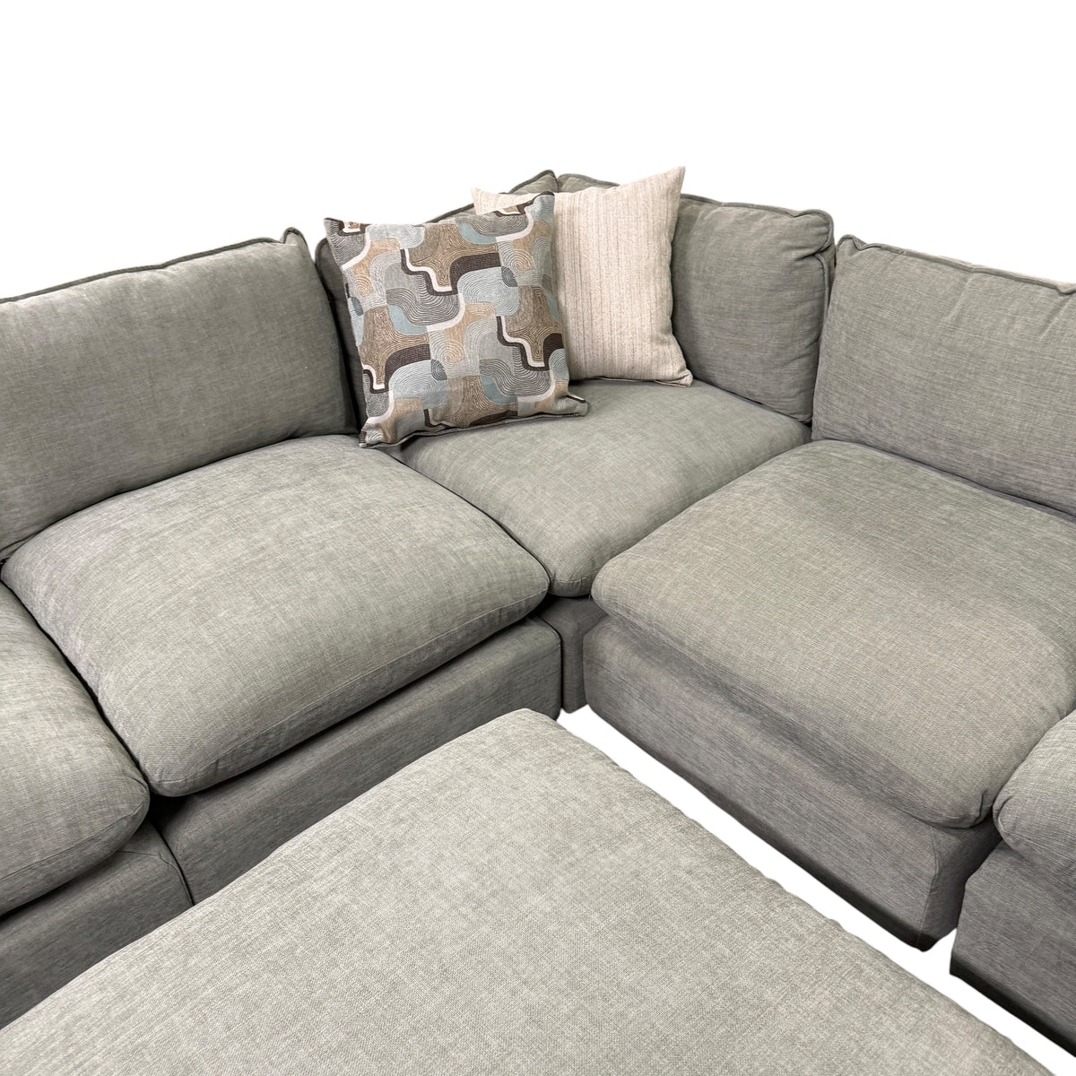 Willow Sage Green U Shape Sectional