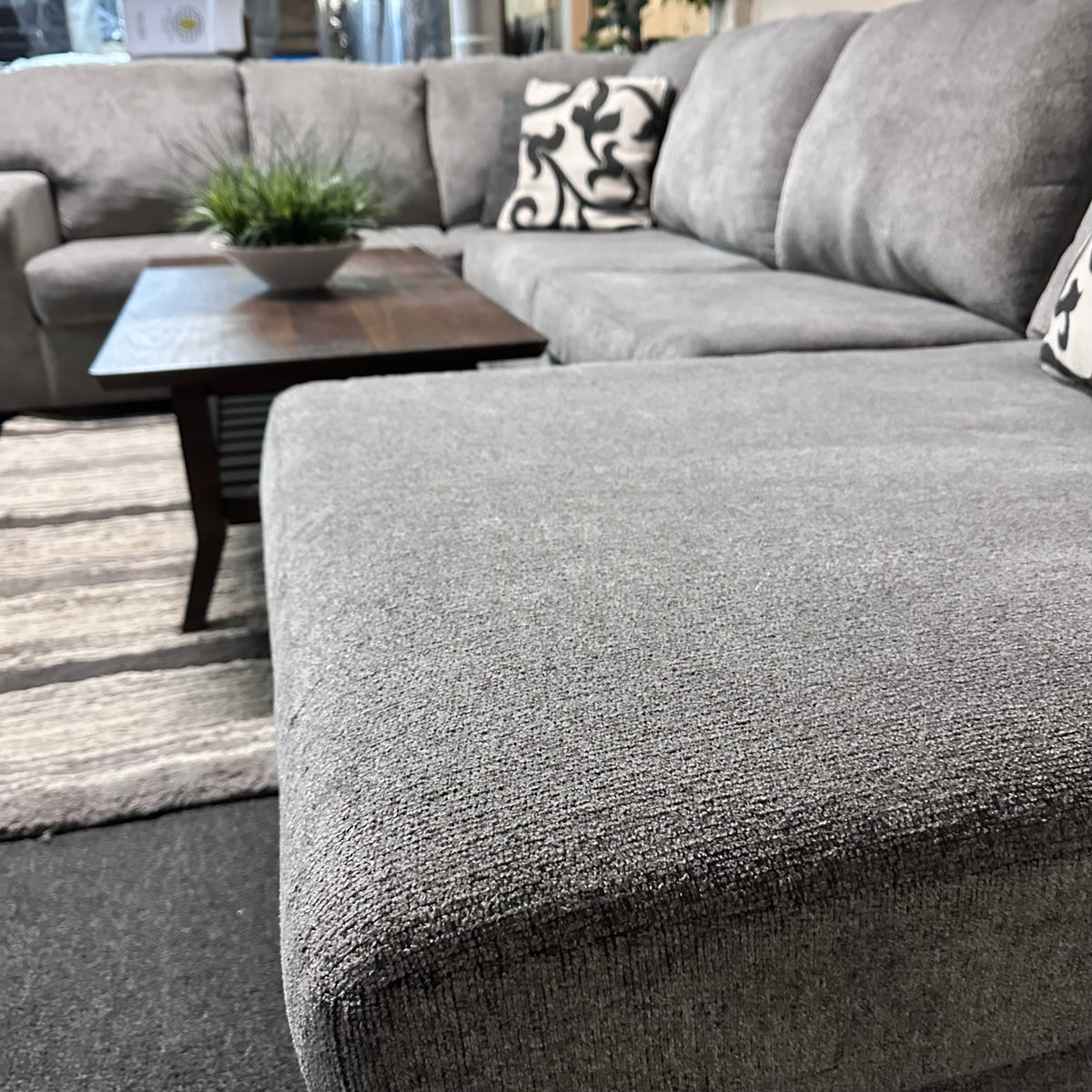 Gray U Shape Sectional Sofa