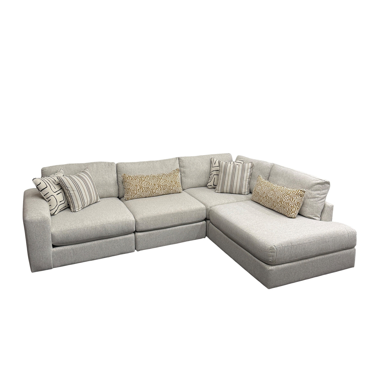 Mason Modular Sectional with RAF Bumper Chaise