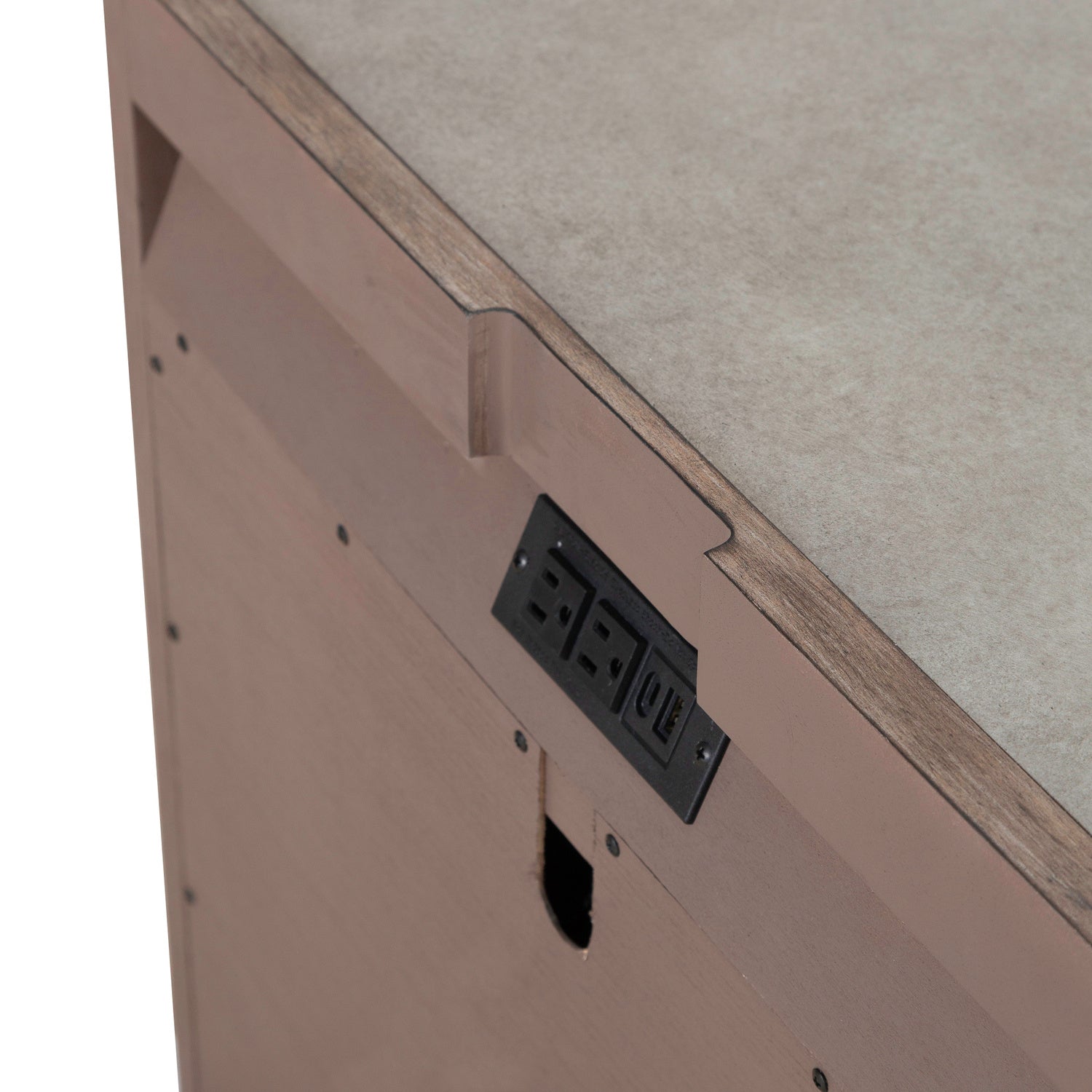 South Bend Nightstand with Charging Station