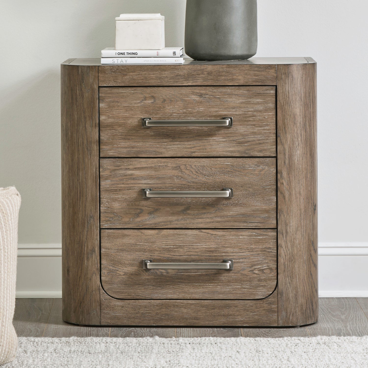 South Bend Nightstand with Charging Station