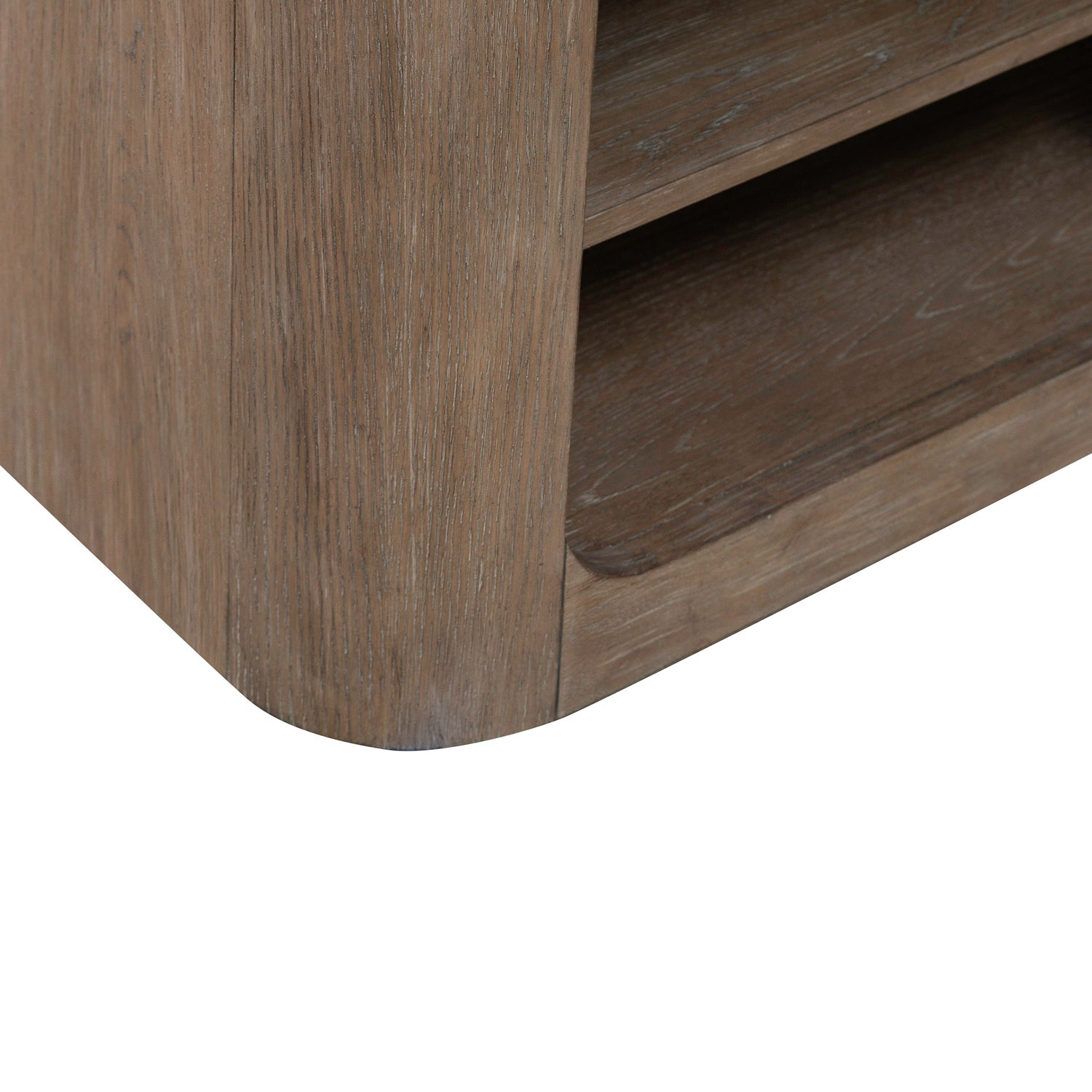 South Bend Open Nightstand with Charging Station