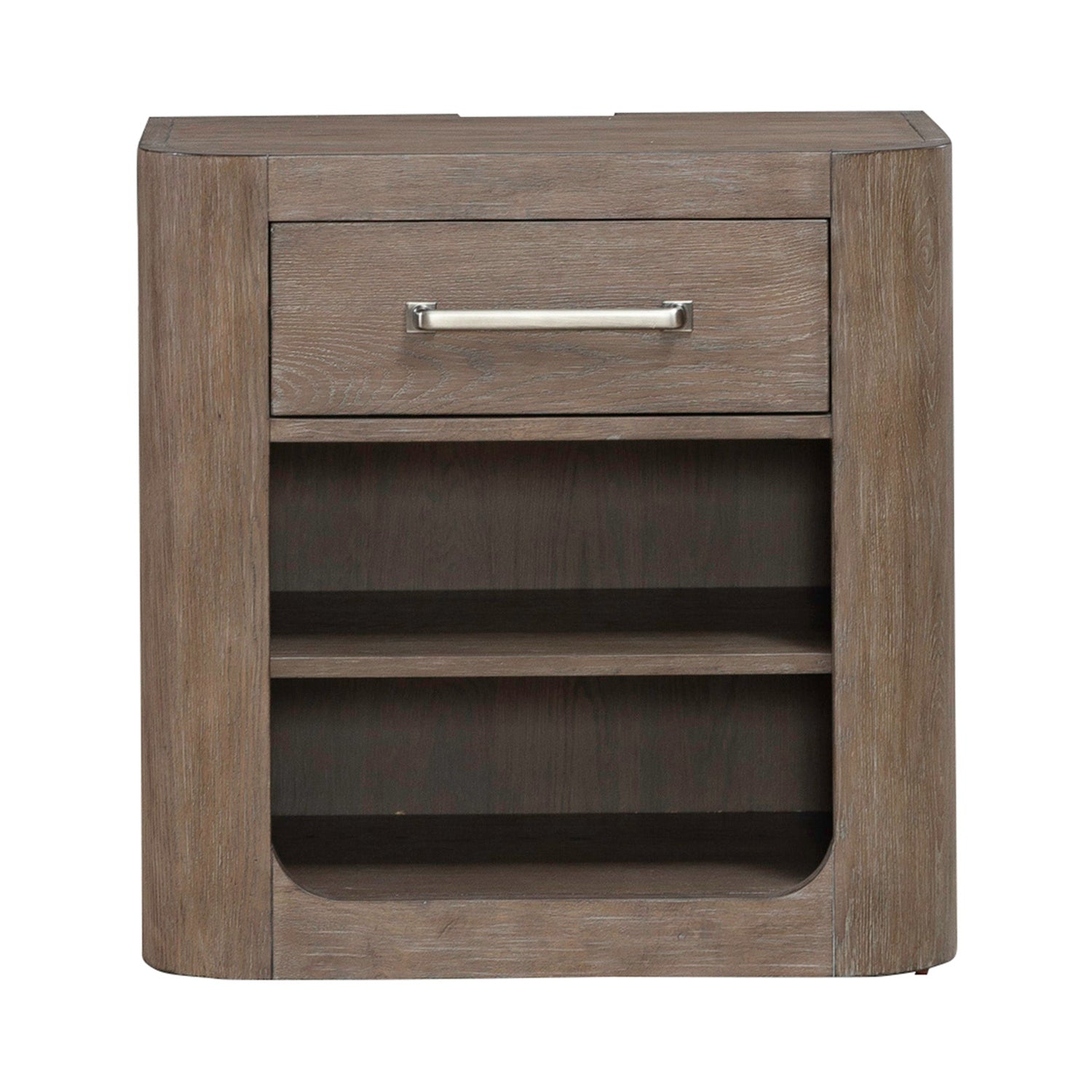 South Bend Open Nightstand with Charging Station