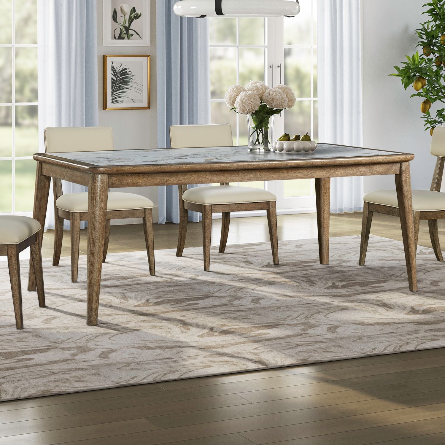 Rectangular Leg Table
