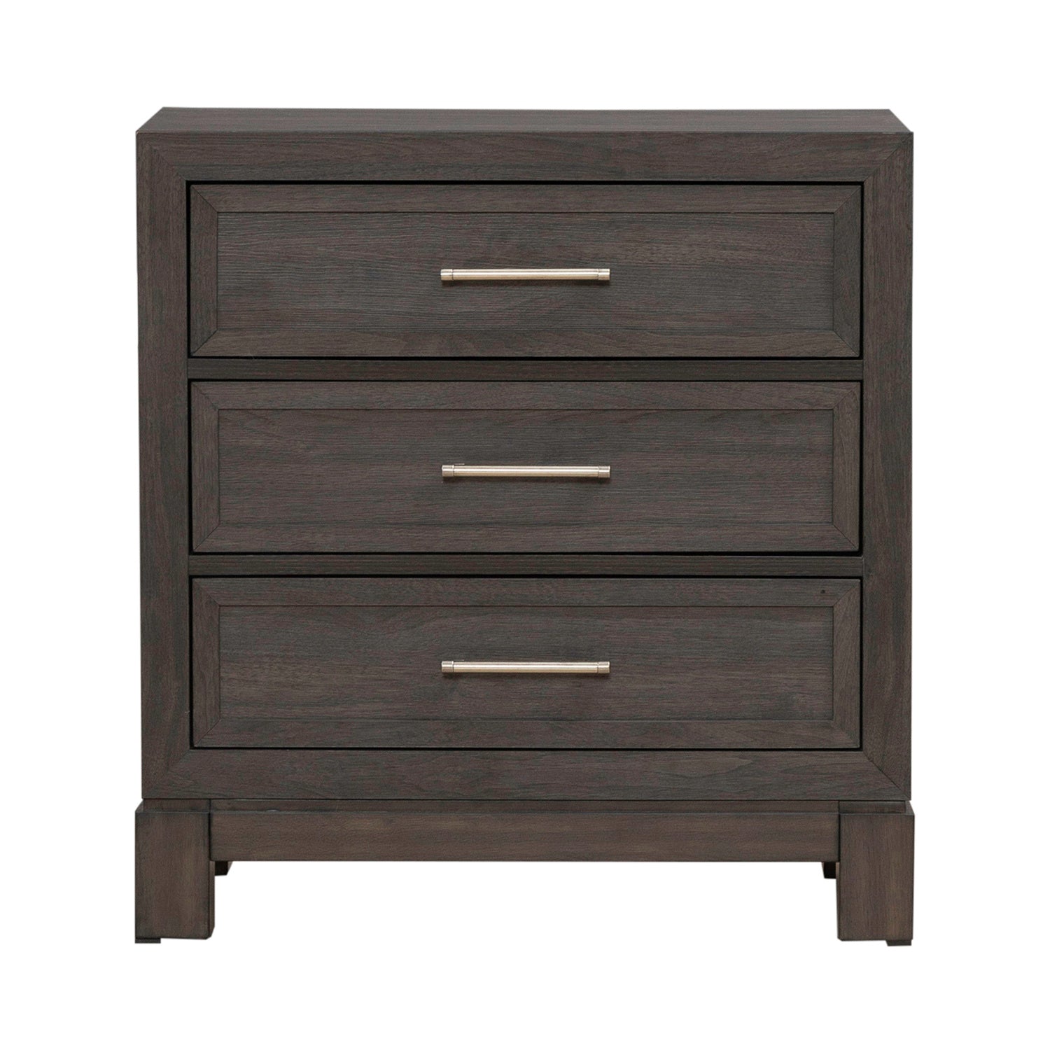 Modern Edge Nightstand with Charging Station