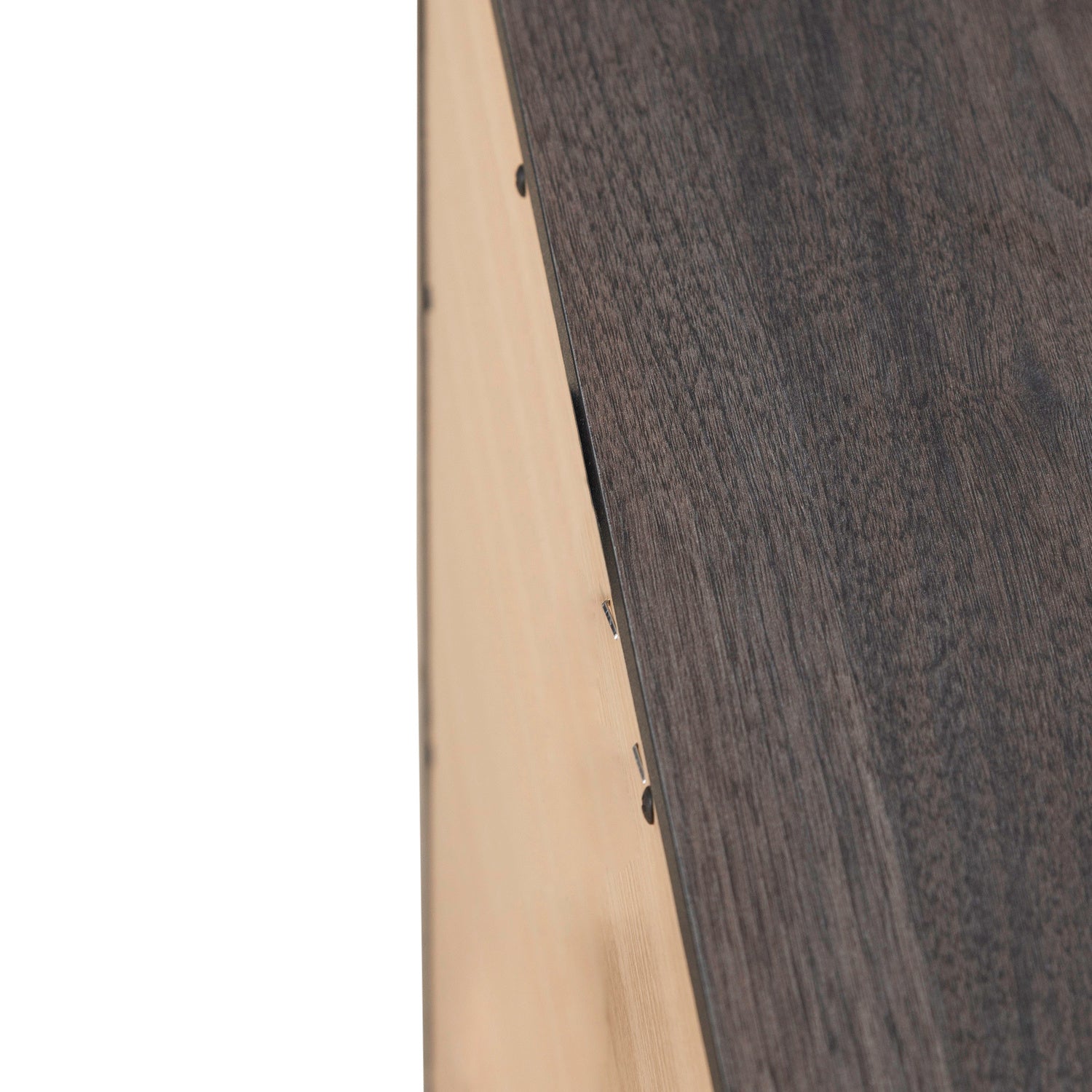 Modern Edge Nightstand with Charging Station