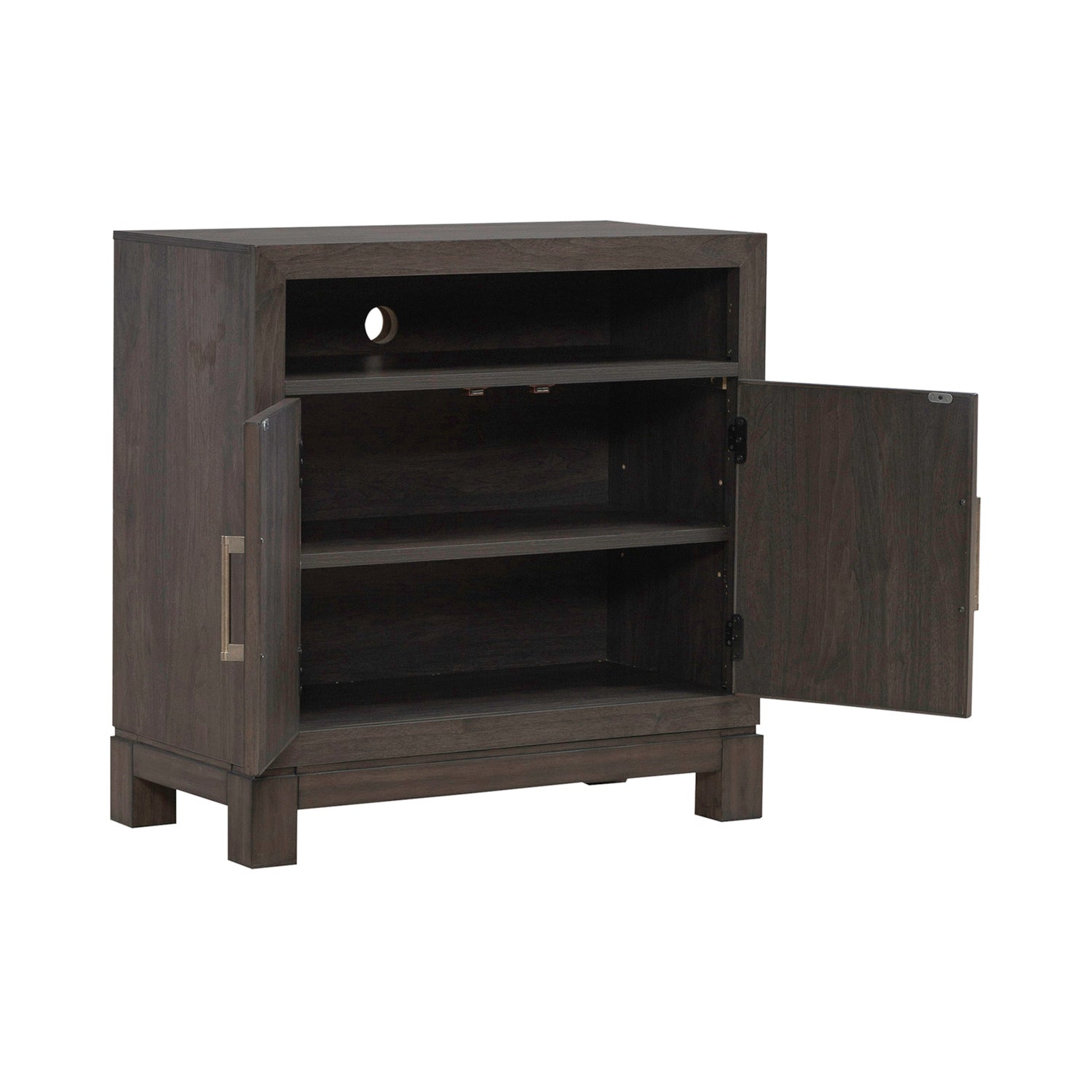 Modern Edge Bedside Chest with Charging Station