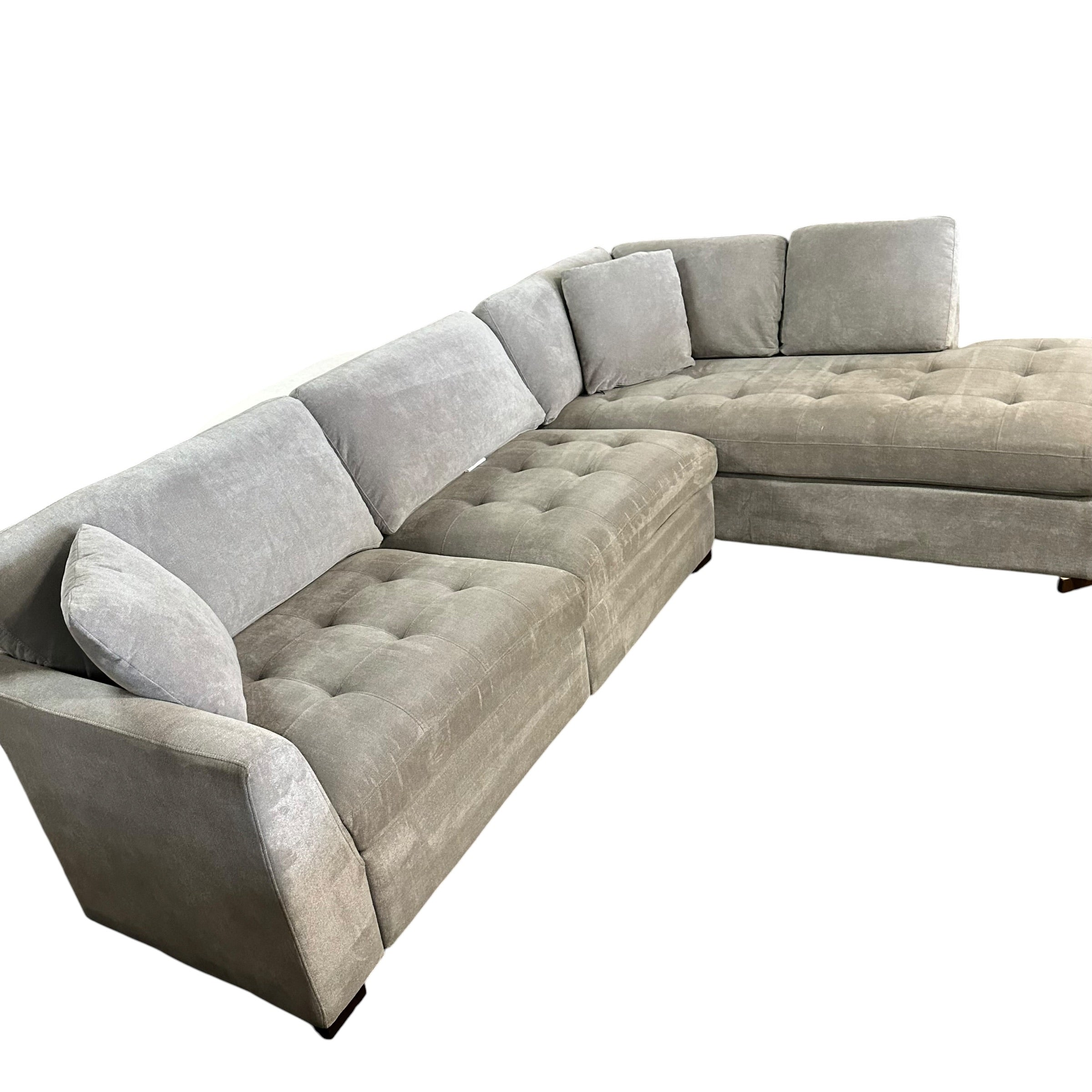 RAF Bumper Chaise Sectiobal with Electric Reclining Footrest