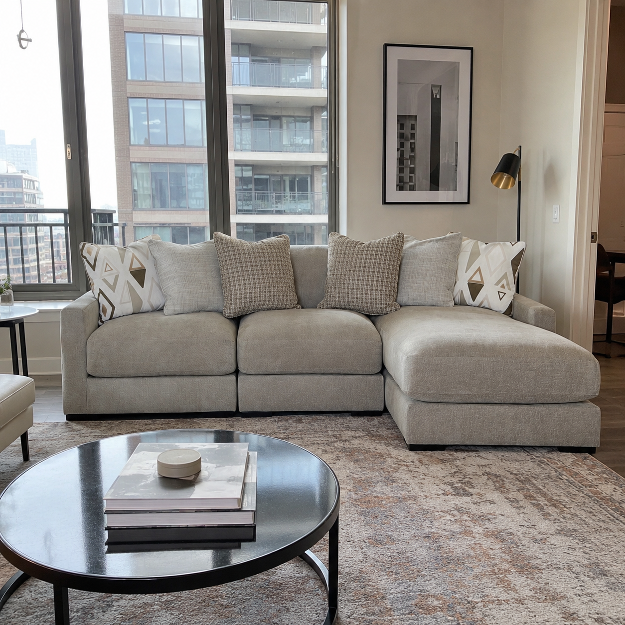 Jolie Sectional -Customizable