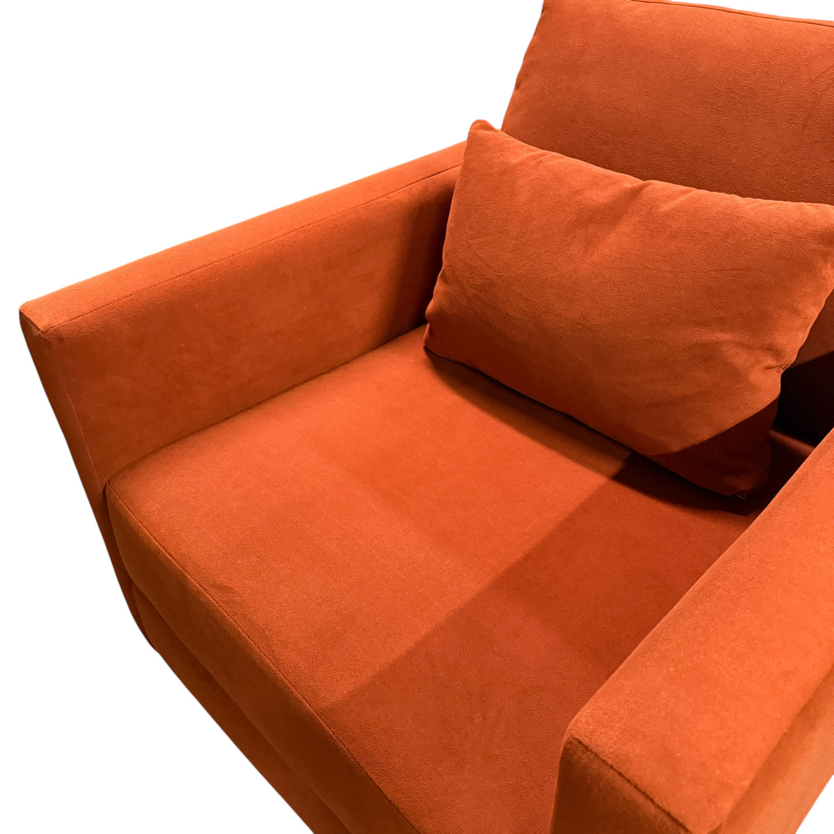 Orange Living Room Accent Chair
