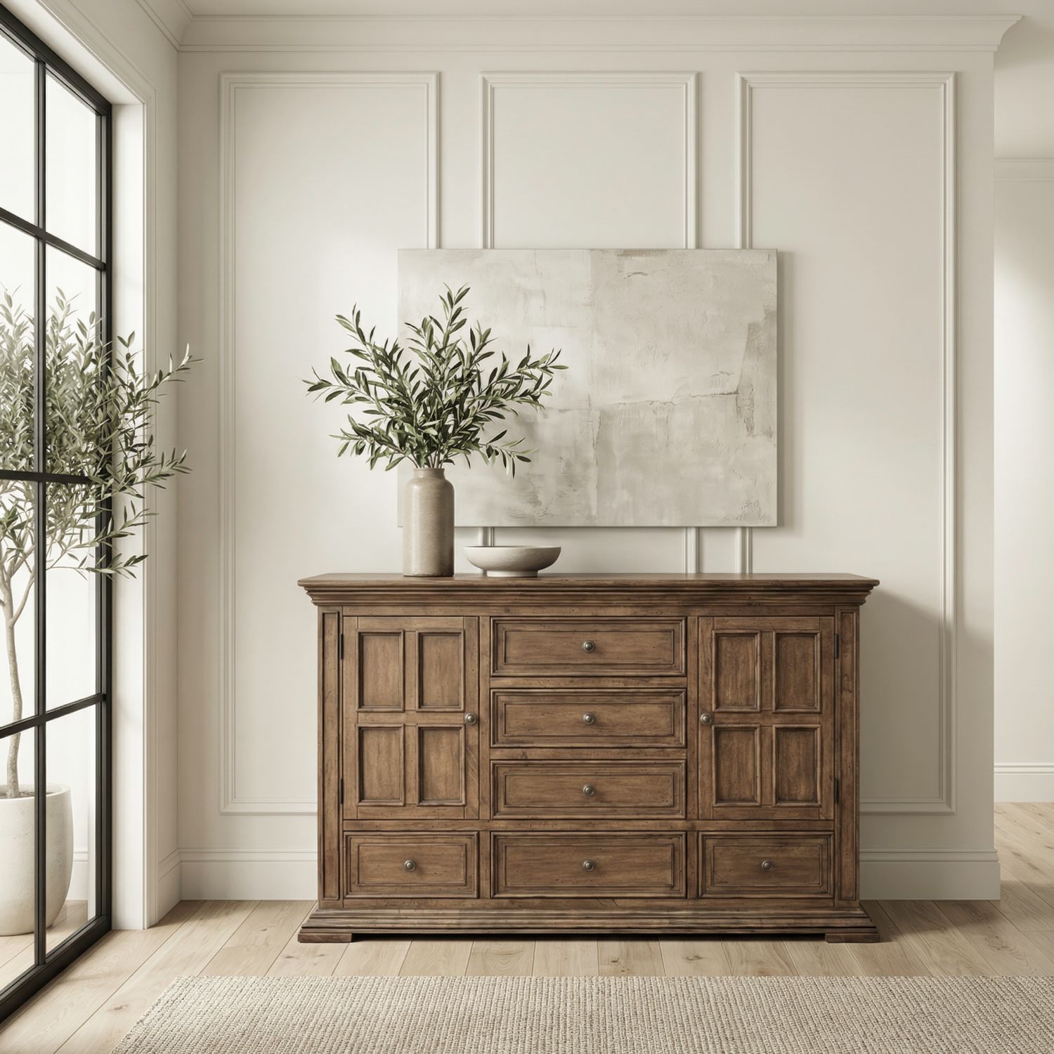 2 Door 6 Drawer Dresser