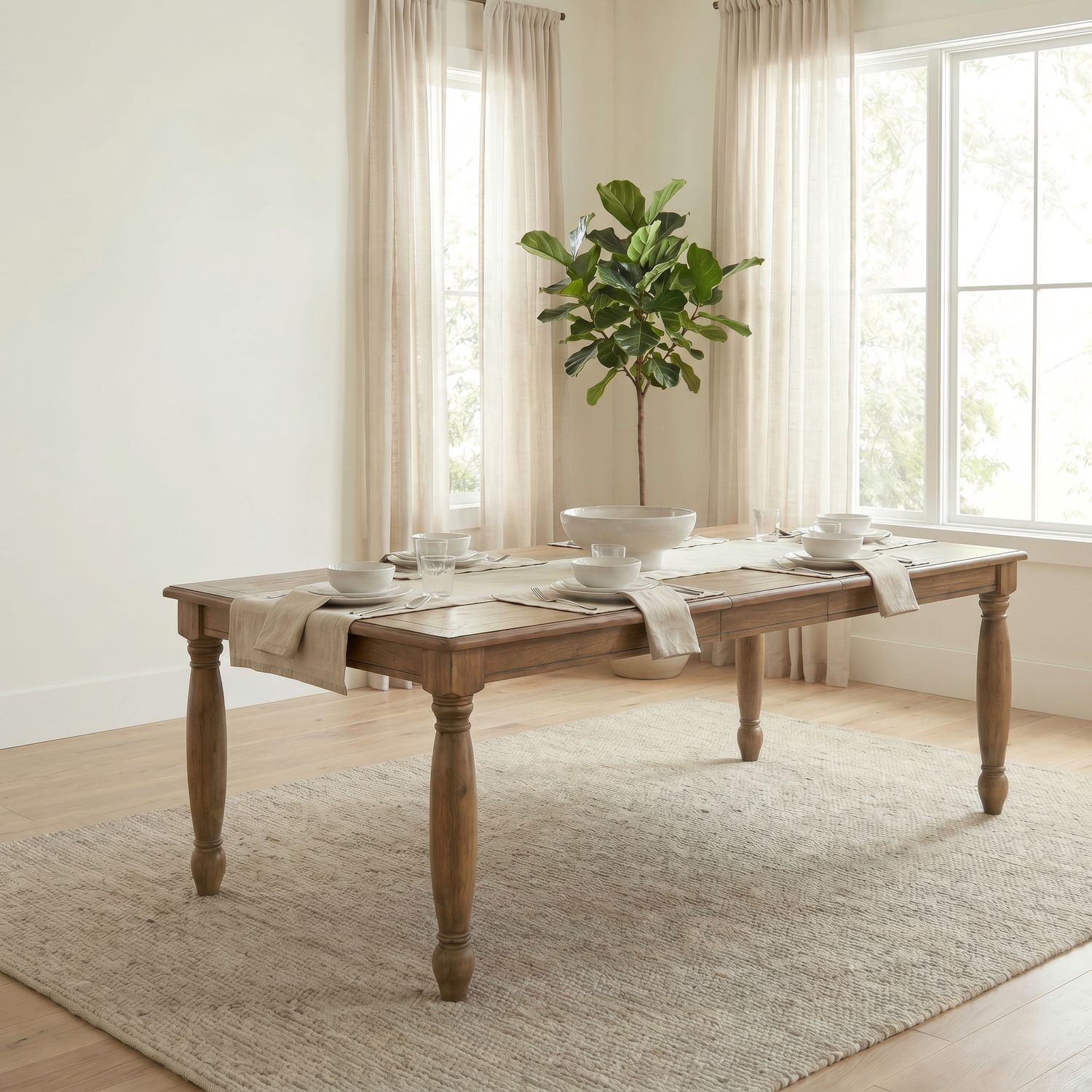 Rectangular Leg Table
